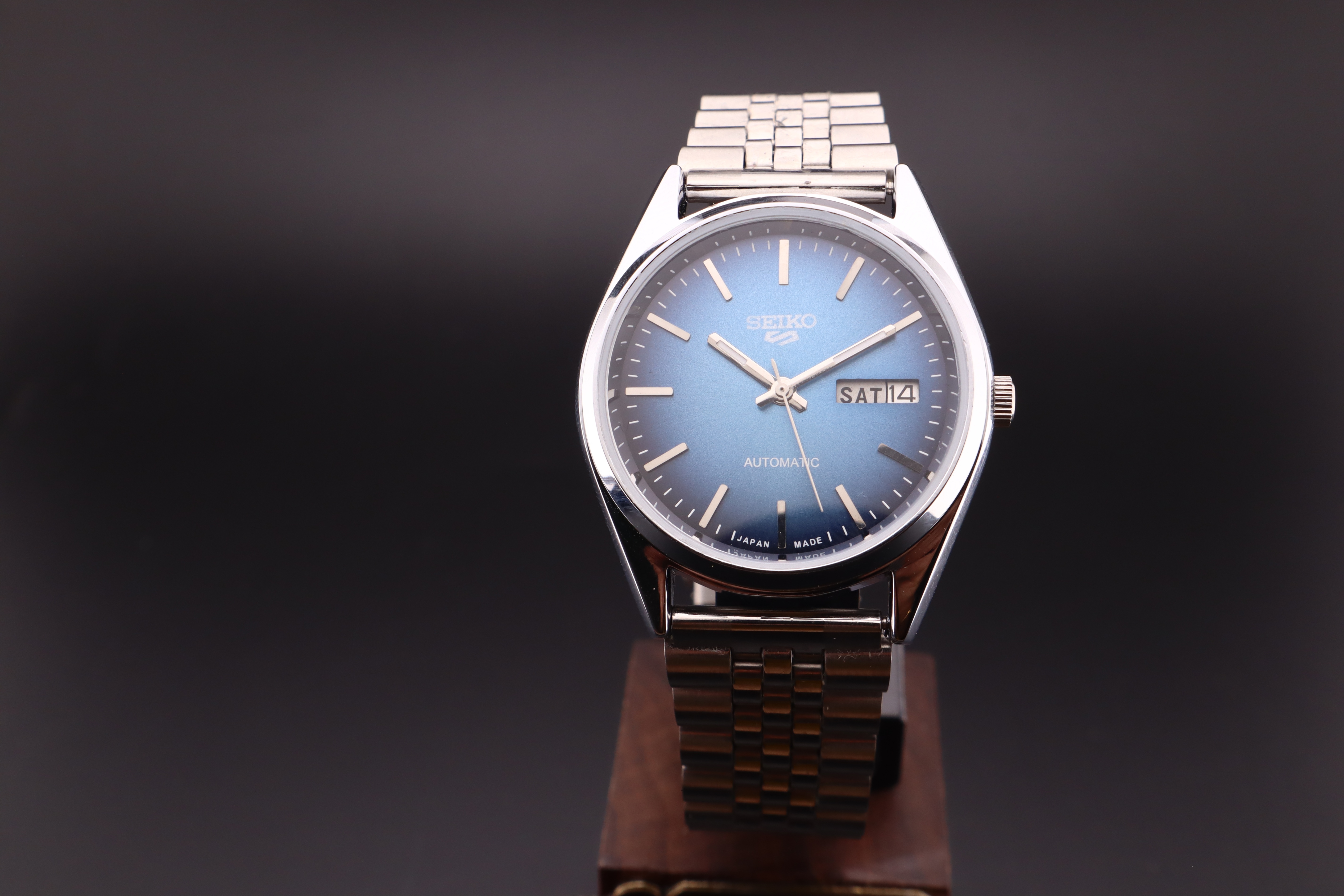 Vintage Seiko 5 Automatic 6309A Men's  Watch D&D- Japan Made - photo 2