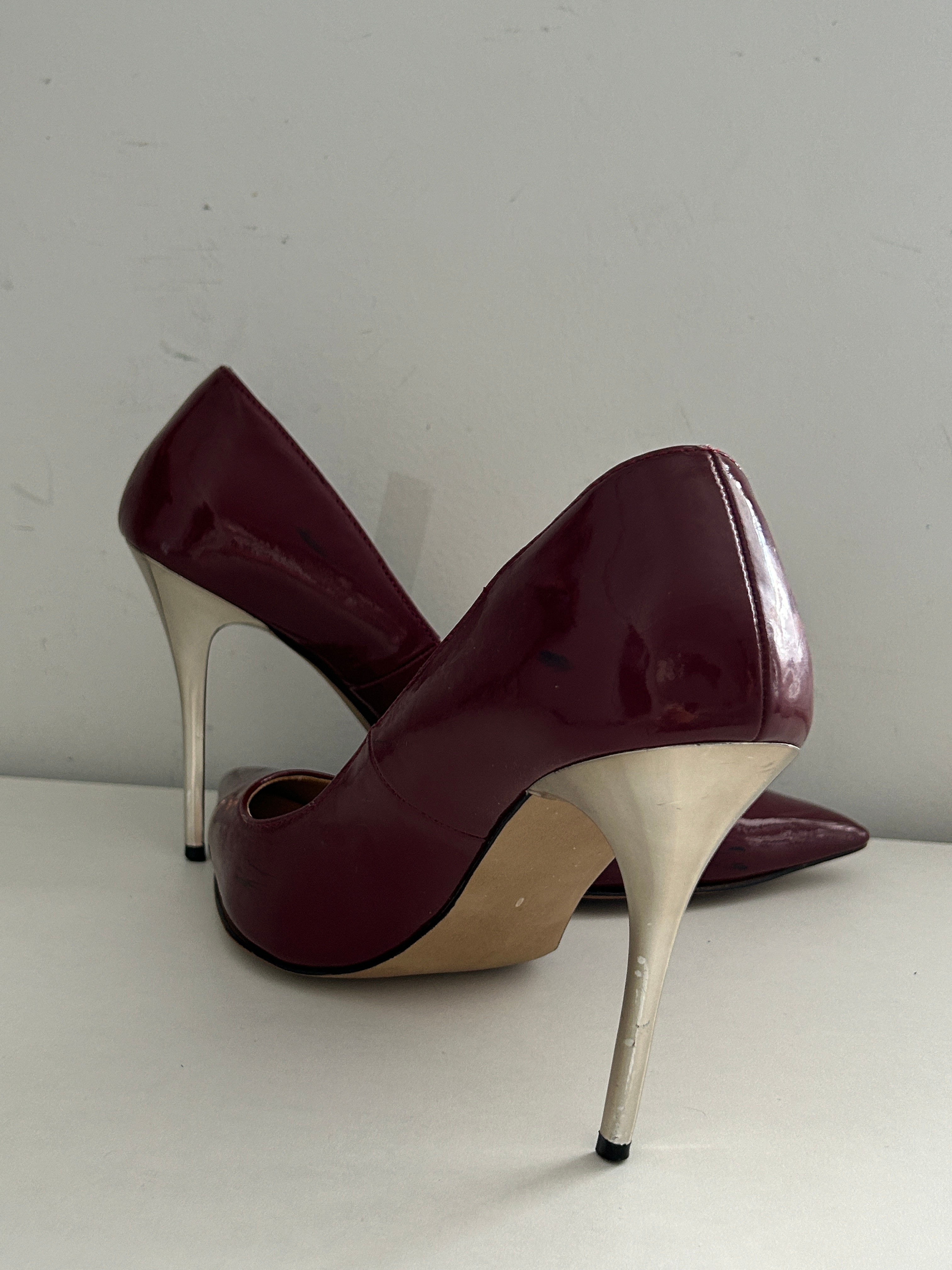 Material Girl Burgundy Heels - photo 3