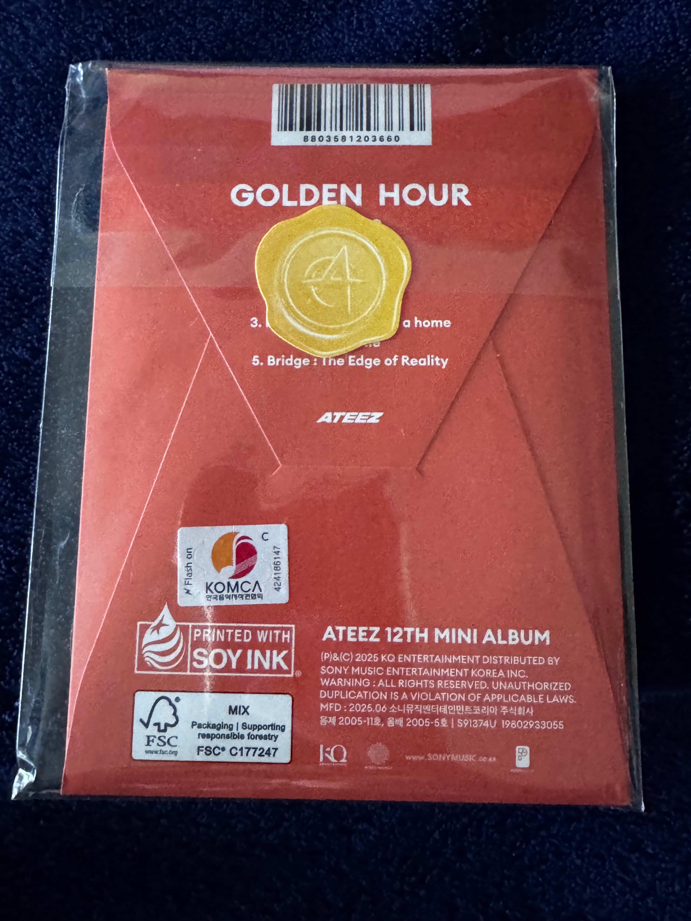 ATEEZ "Golden Hour : Part.3" POCA albums & singles (SEALED) - photo 2