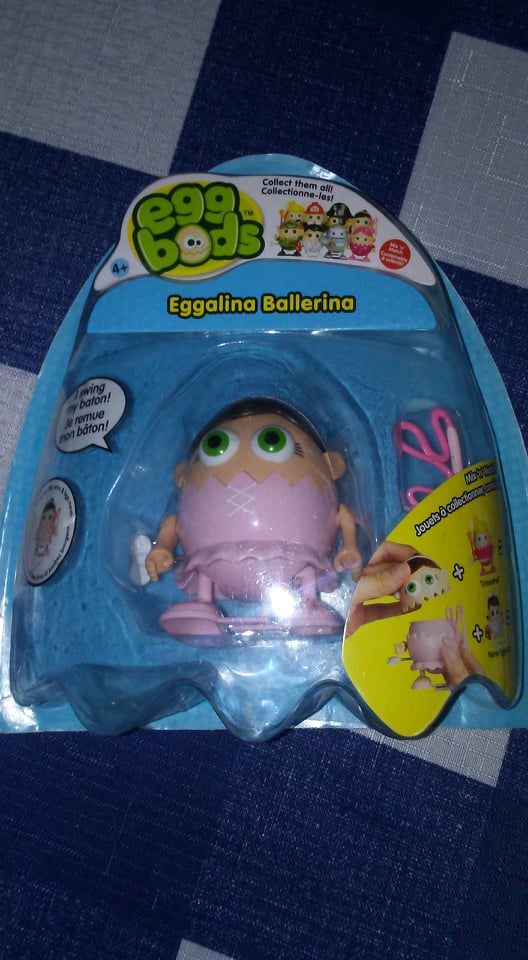 Eggbods Eggalina Ballerina Wind Up Walking Toy (New)