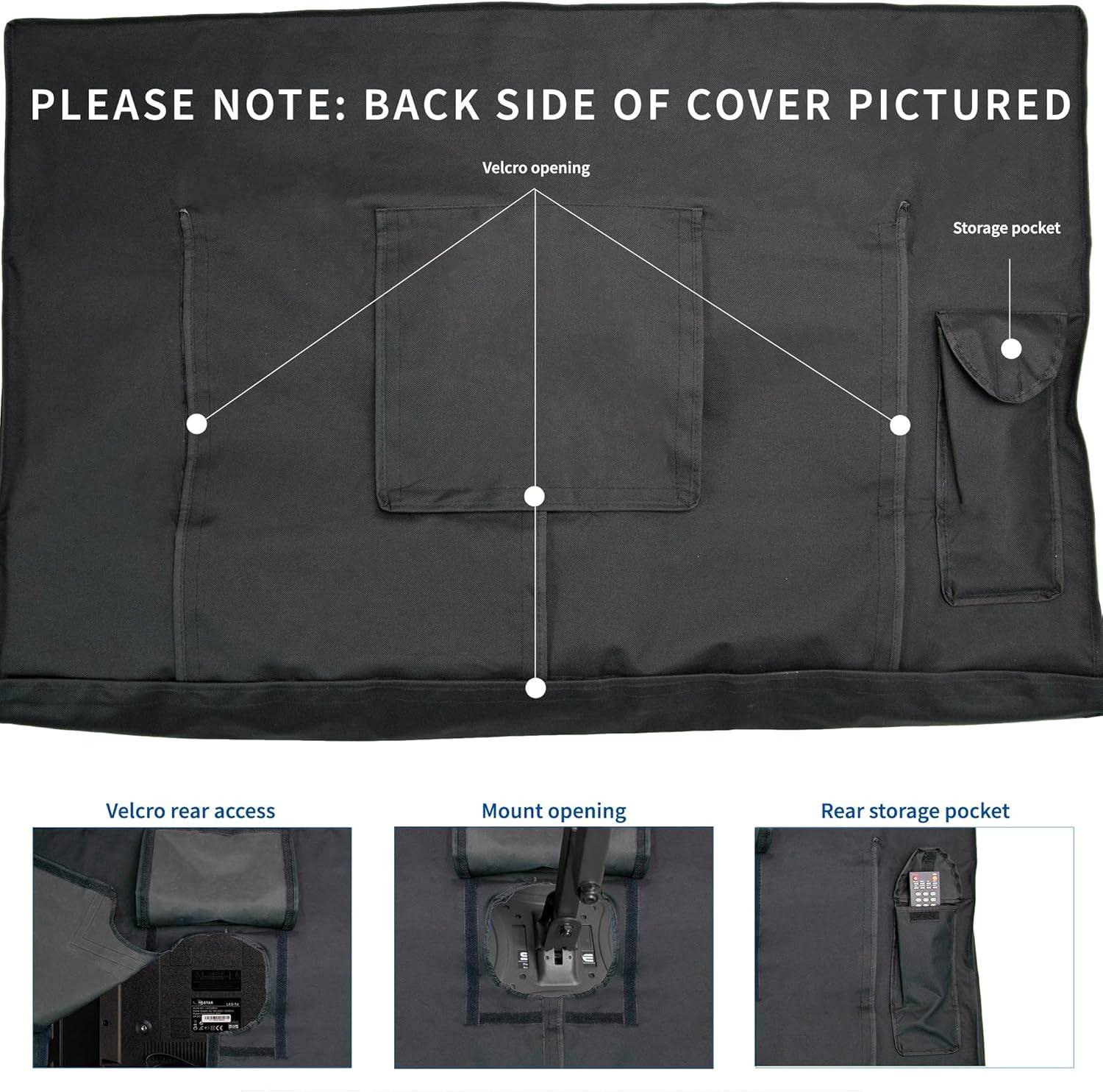 New VIVO Flat Screen TV Cover for 55 to 58 inch Screens - photo 5