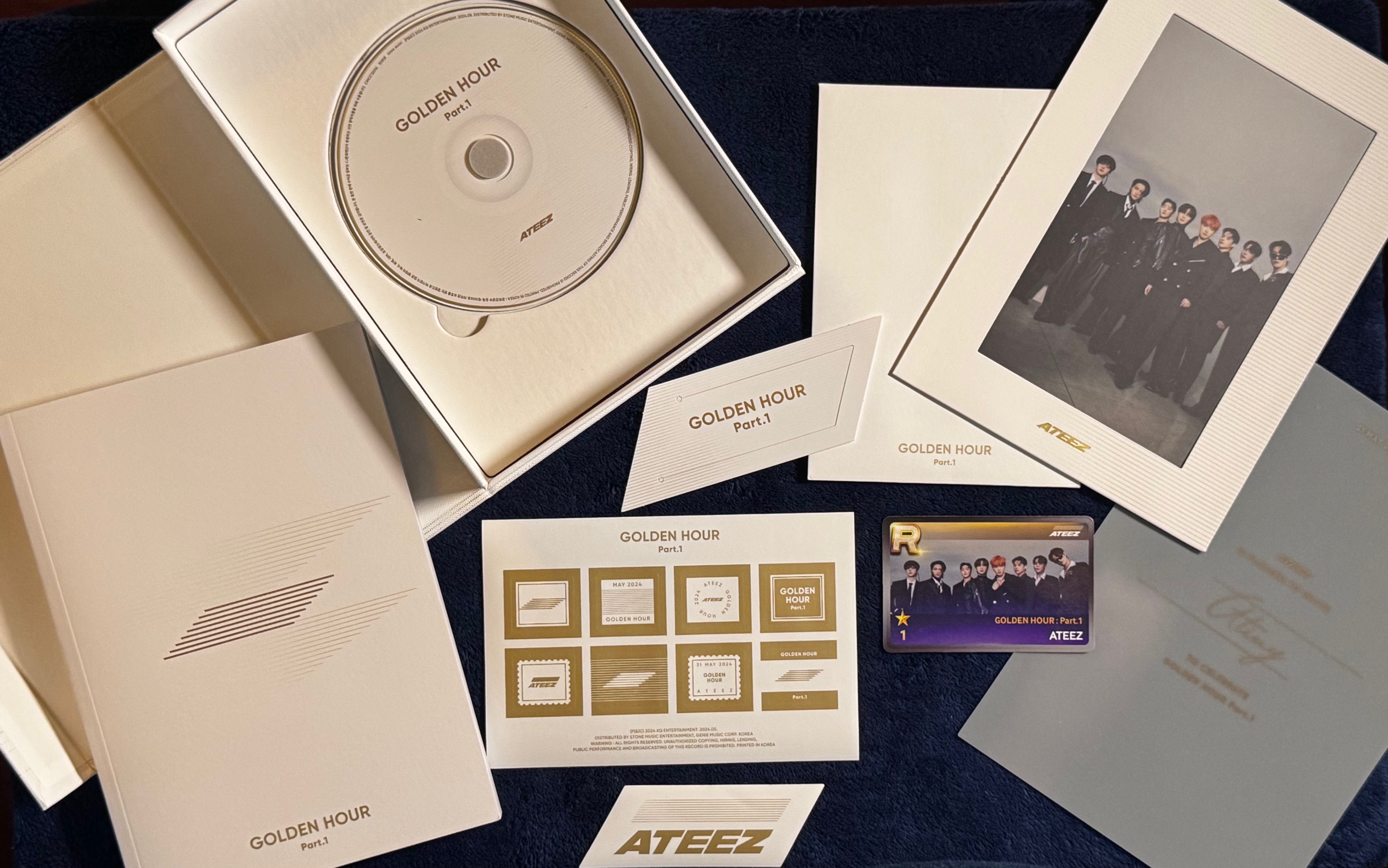 ATEEZ "Golden Hour : Part.1" photobook albums, various versions - photo 5