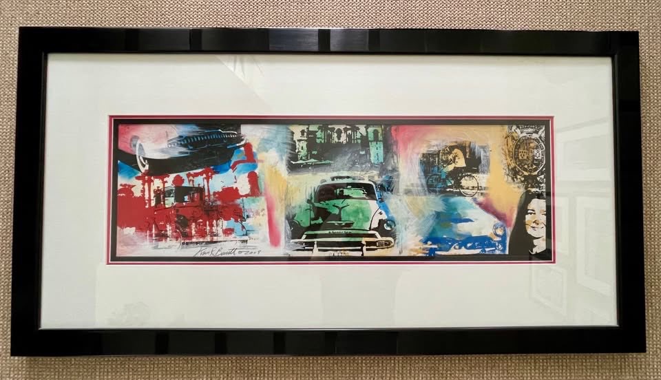 Vibrant Cuban Artwork – Professionally Framed