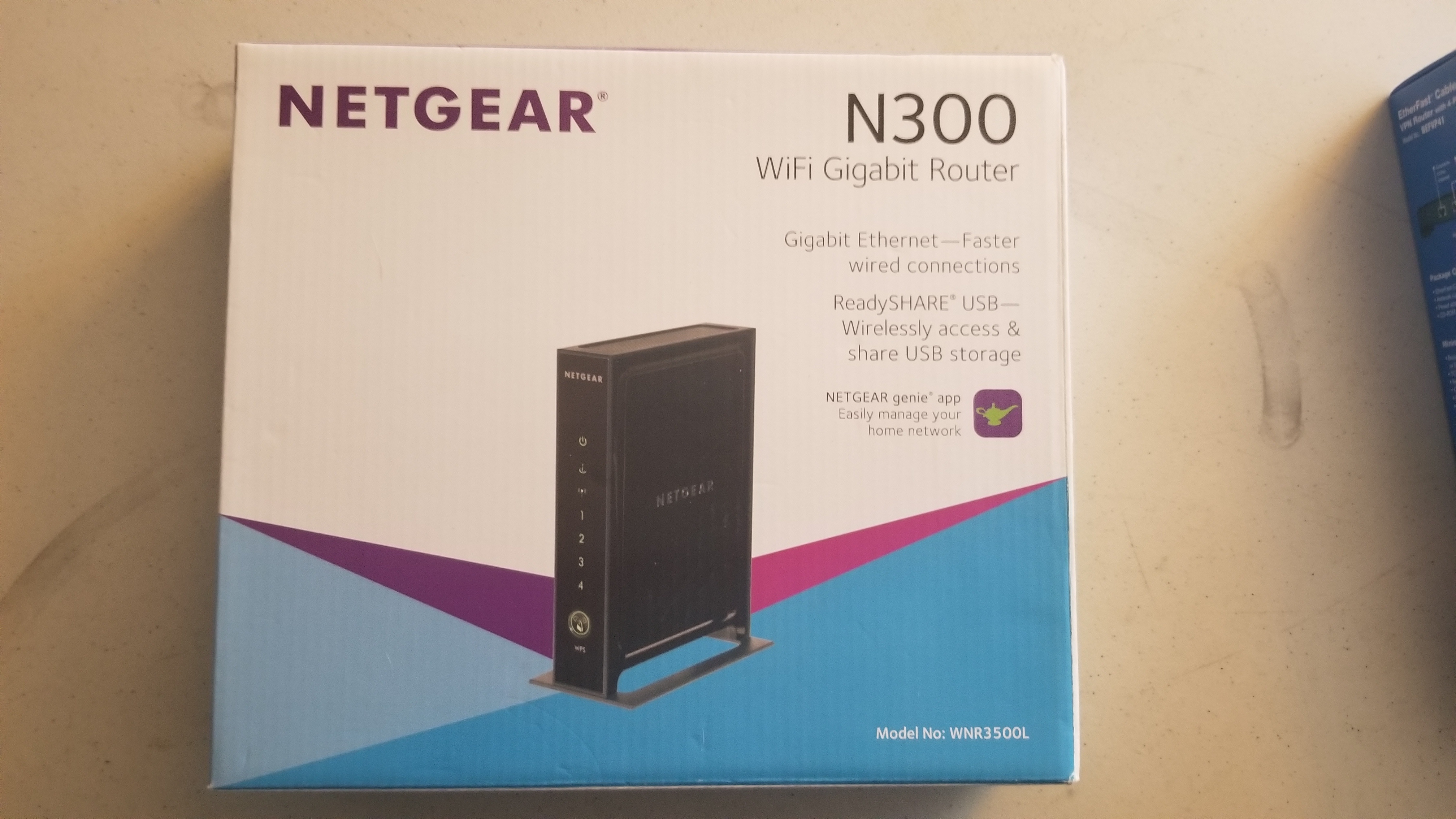 NETGEAR N300 WiFi Gigabit Router (WNR3500L)