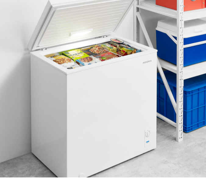 Insignia 7.0 Cu. Ft. Garage‑Ready Chest Freezer