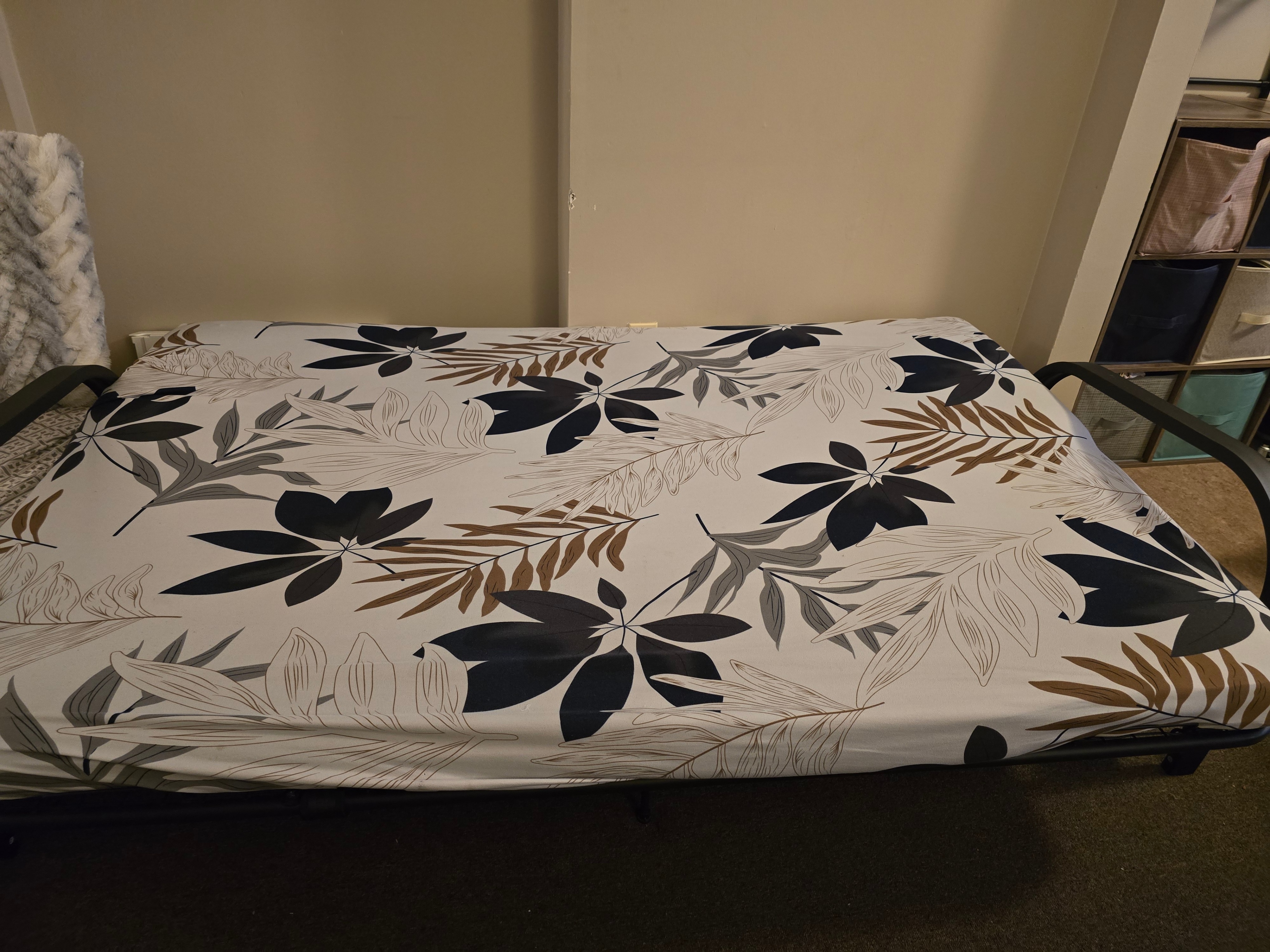 Futon plus Double Bed with Metal Frame