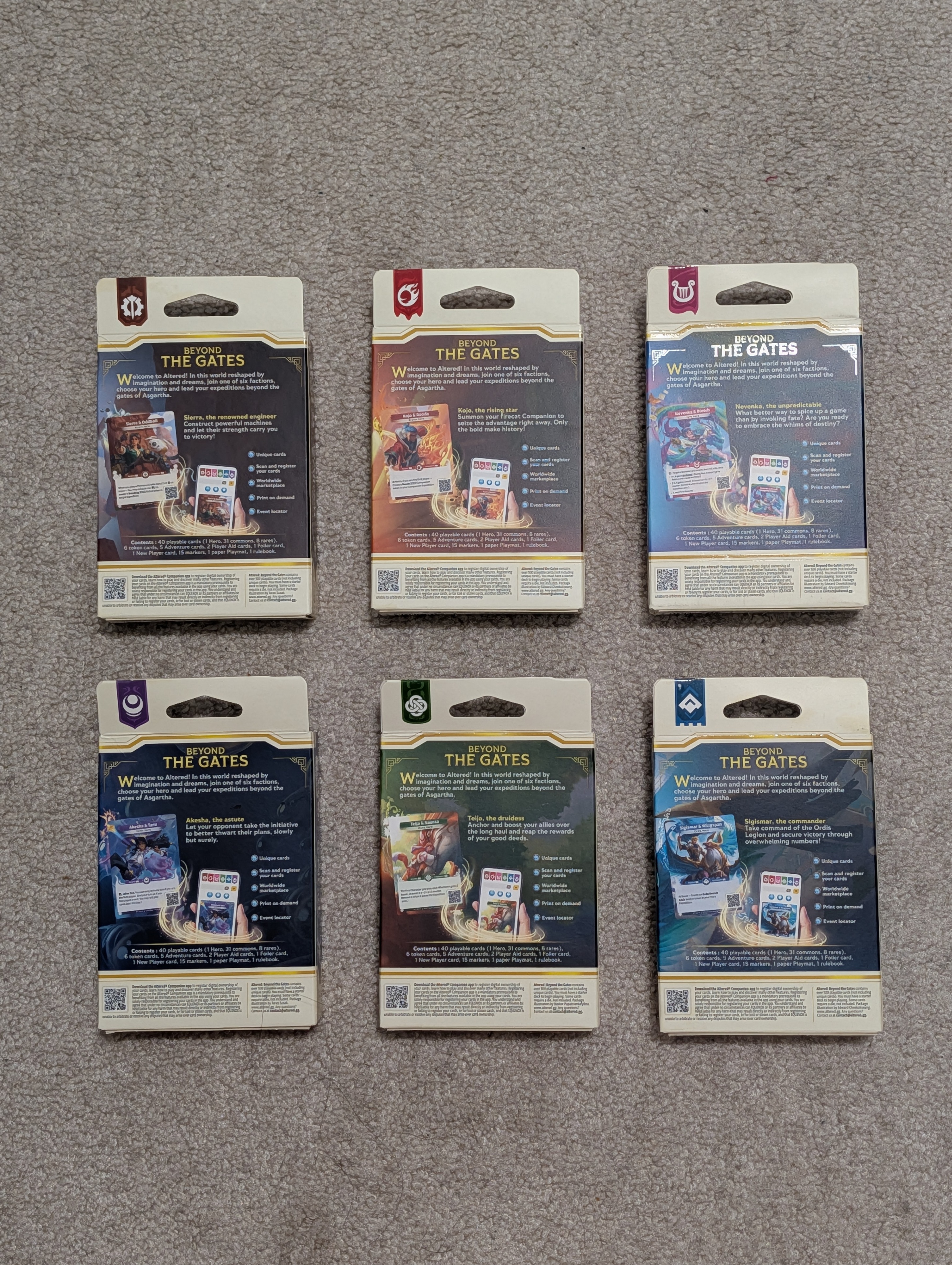 SEALED Altered TCG Starter Decks COMPLETE Set - photo 2