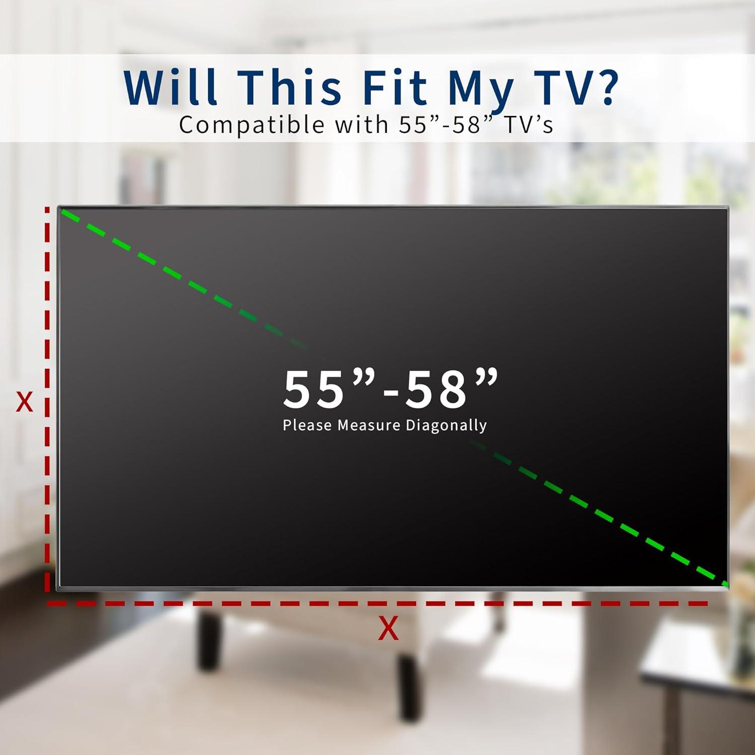 New VIVO Flat Screen TV Cover for 55 to 58 inch Screens - photo 4