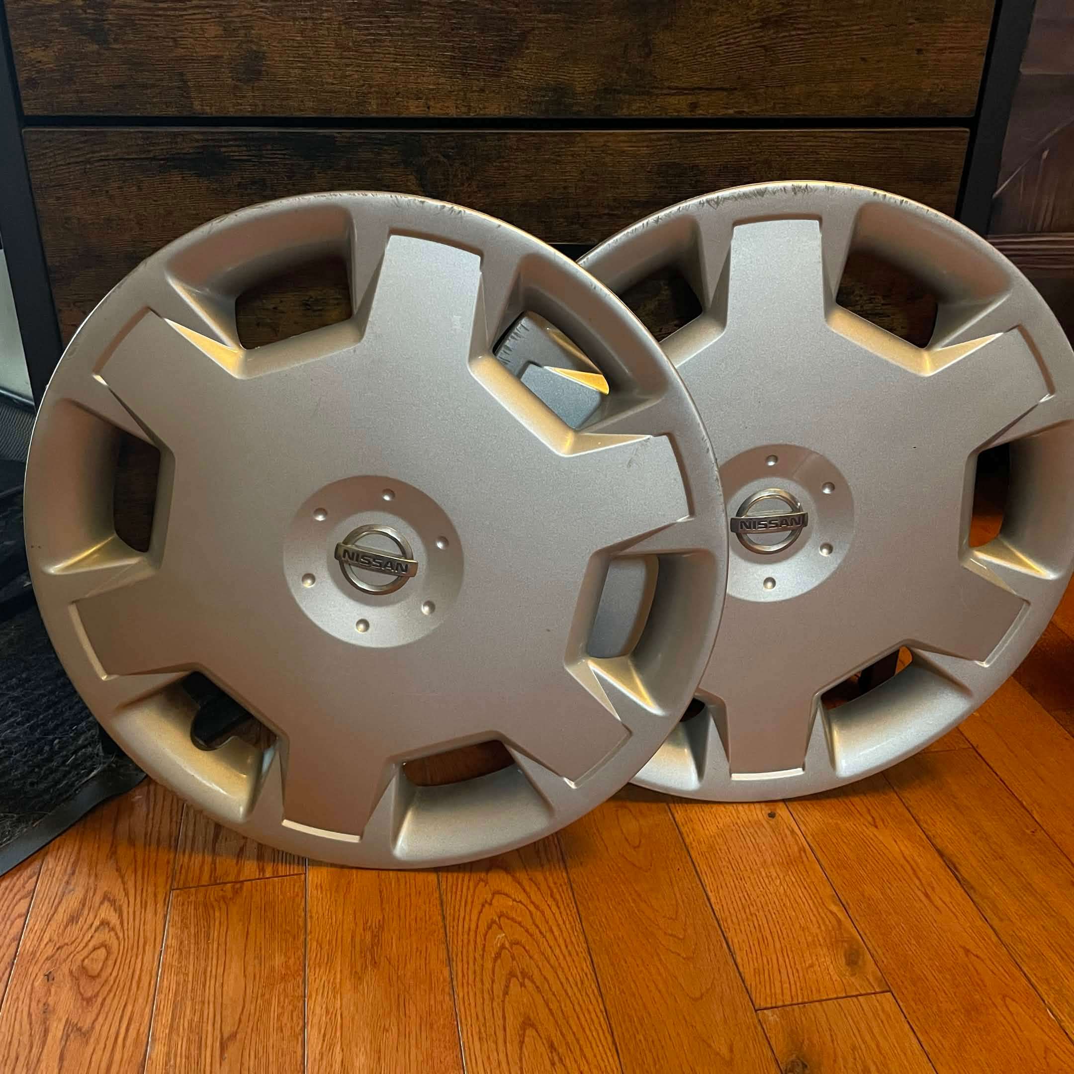 Nissan Hubcaps 15" OEM Wheel Covers (Set of 2)