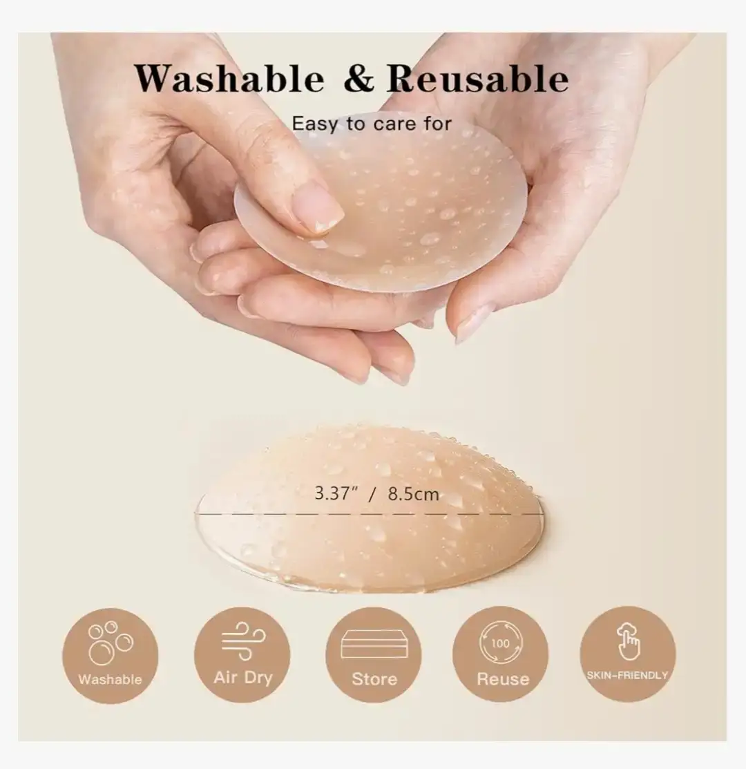 Vohlouy Invisible Nipple Covers - Medical Grade Silicone - photo 2