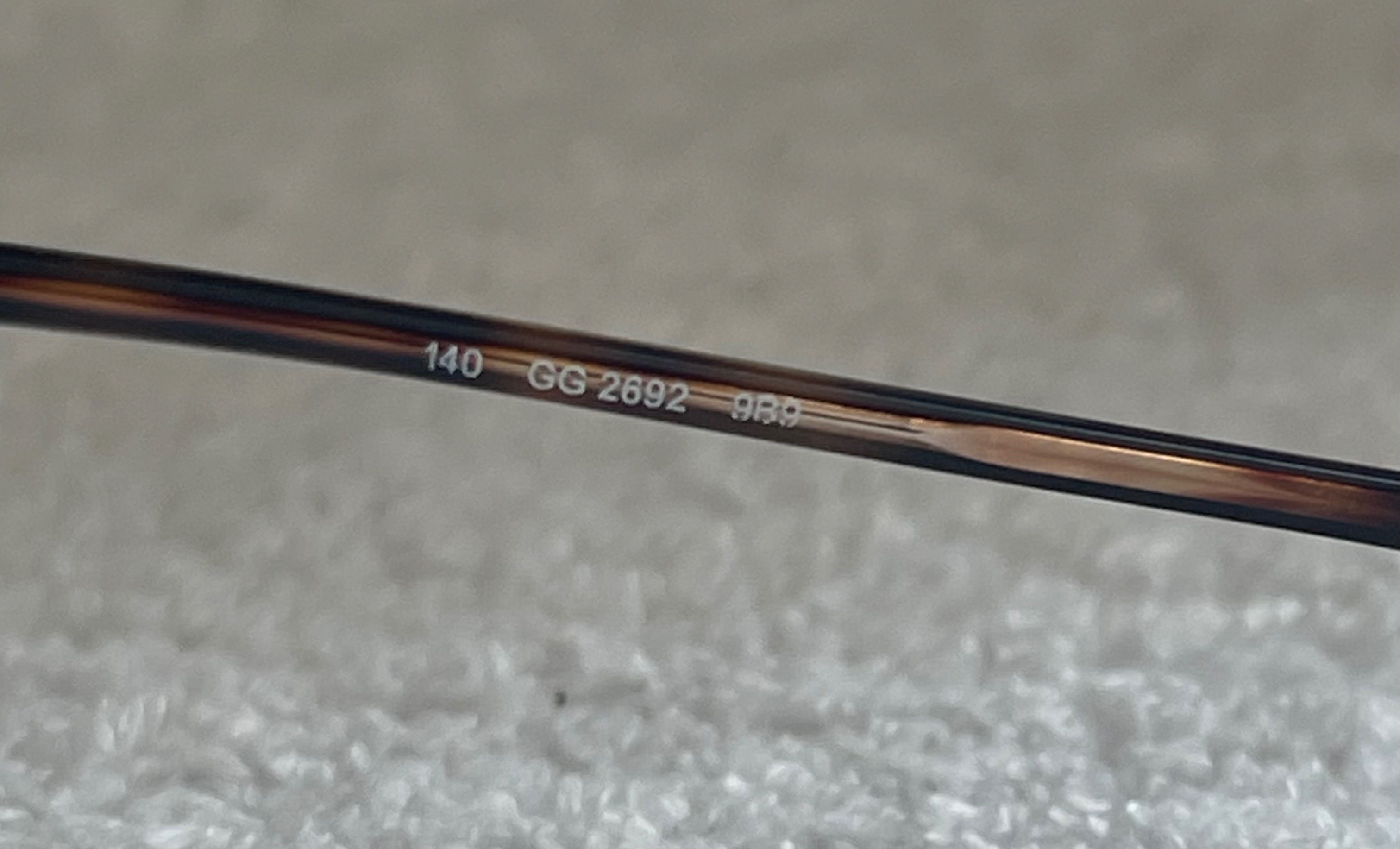 Vintage Gucci Tortoiseshell Designer Frames (GG 2692) - photo 5