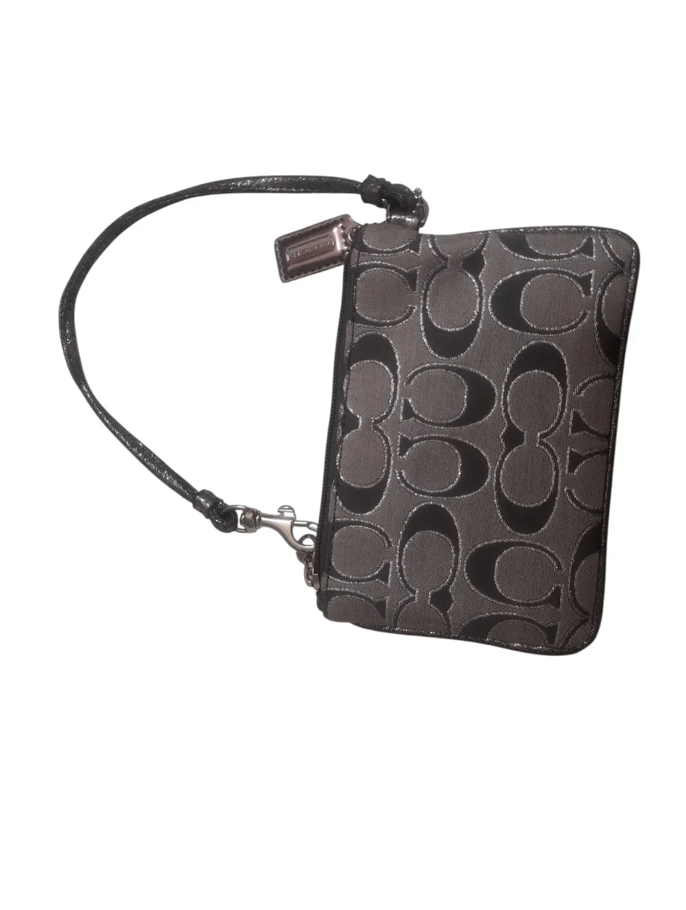 Coach Poppy Signature Jacquard Wristlet Y2K - photo 2