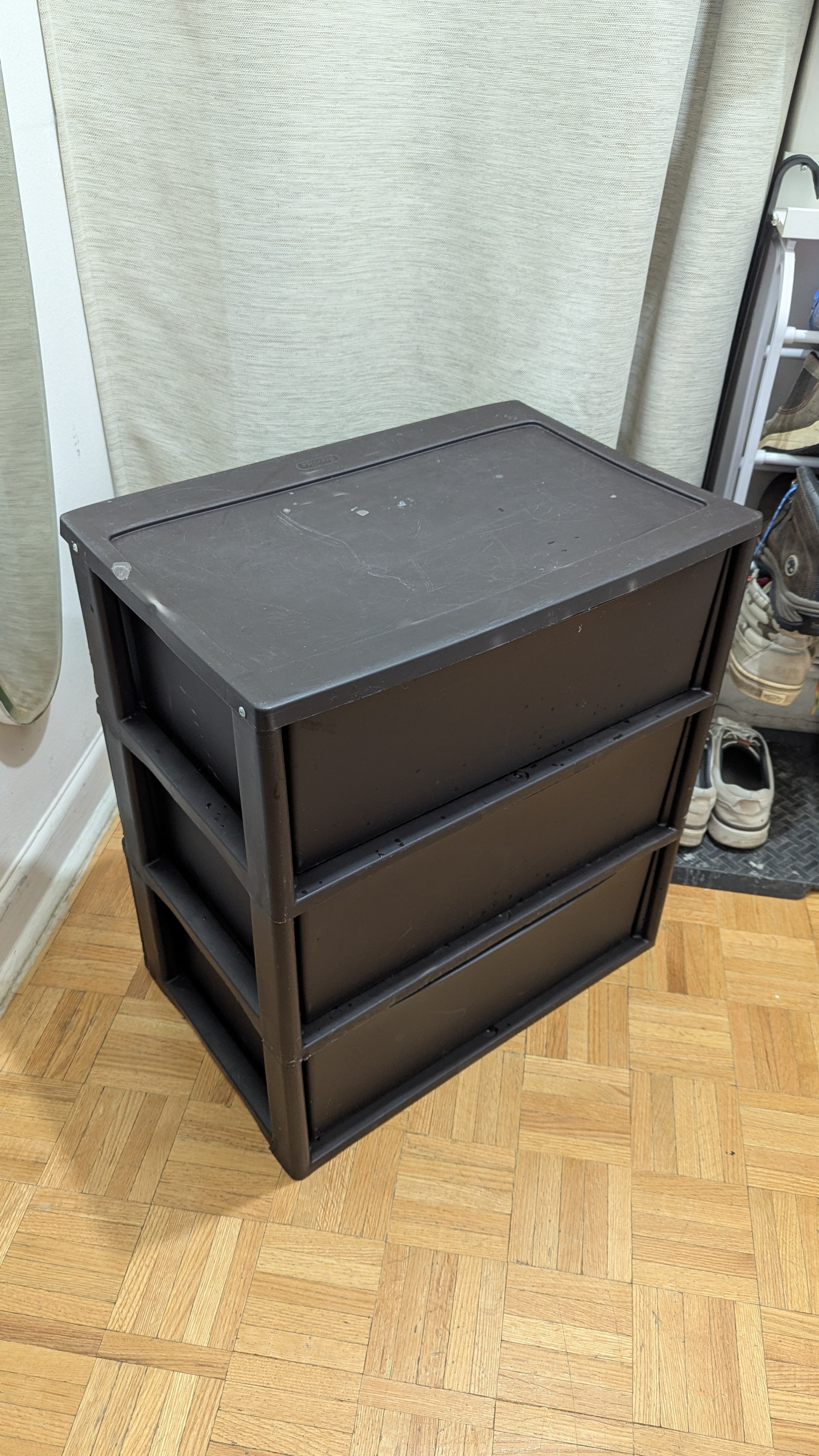Sterilite 3 Drawer Wide Espresso Weave Tower Storage Organizer - photo 3