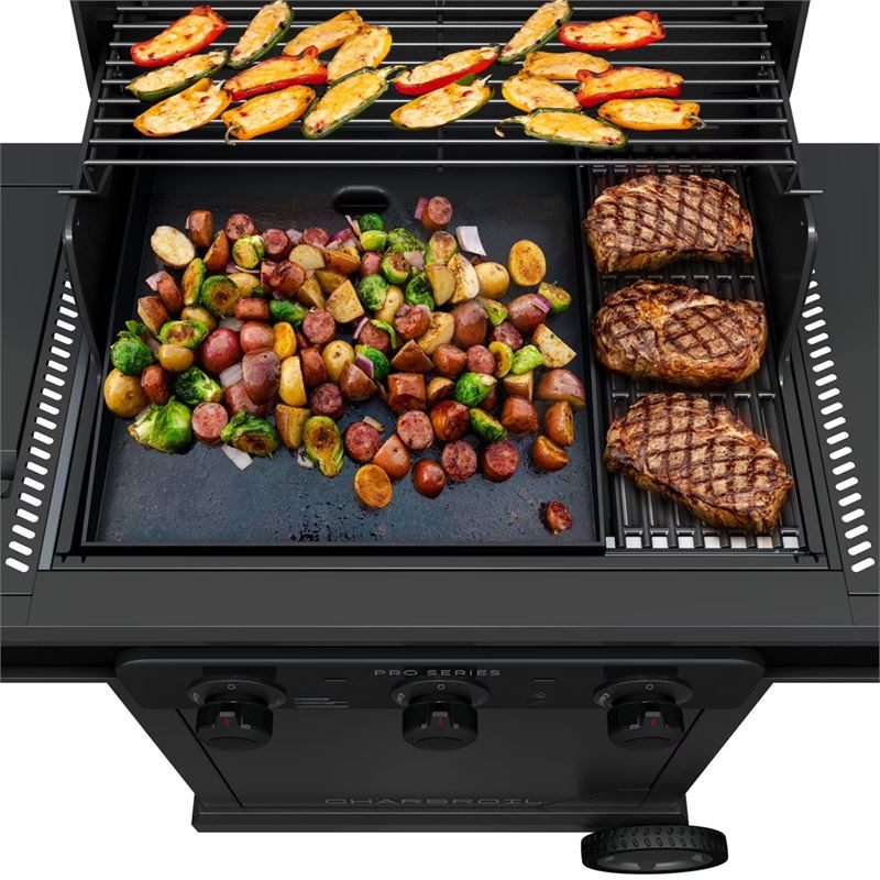 Char-Broil Pro Series 3-Burner Gas Grill with Side Burner - photo 3