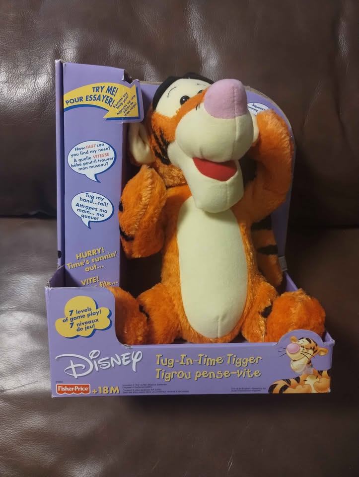 2001 Disney Fisher Price Tug-In-Time Tigger