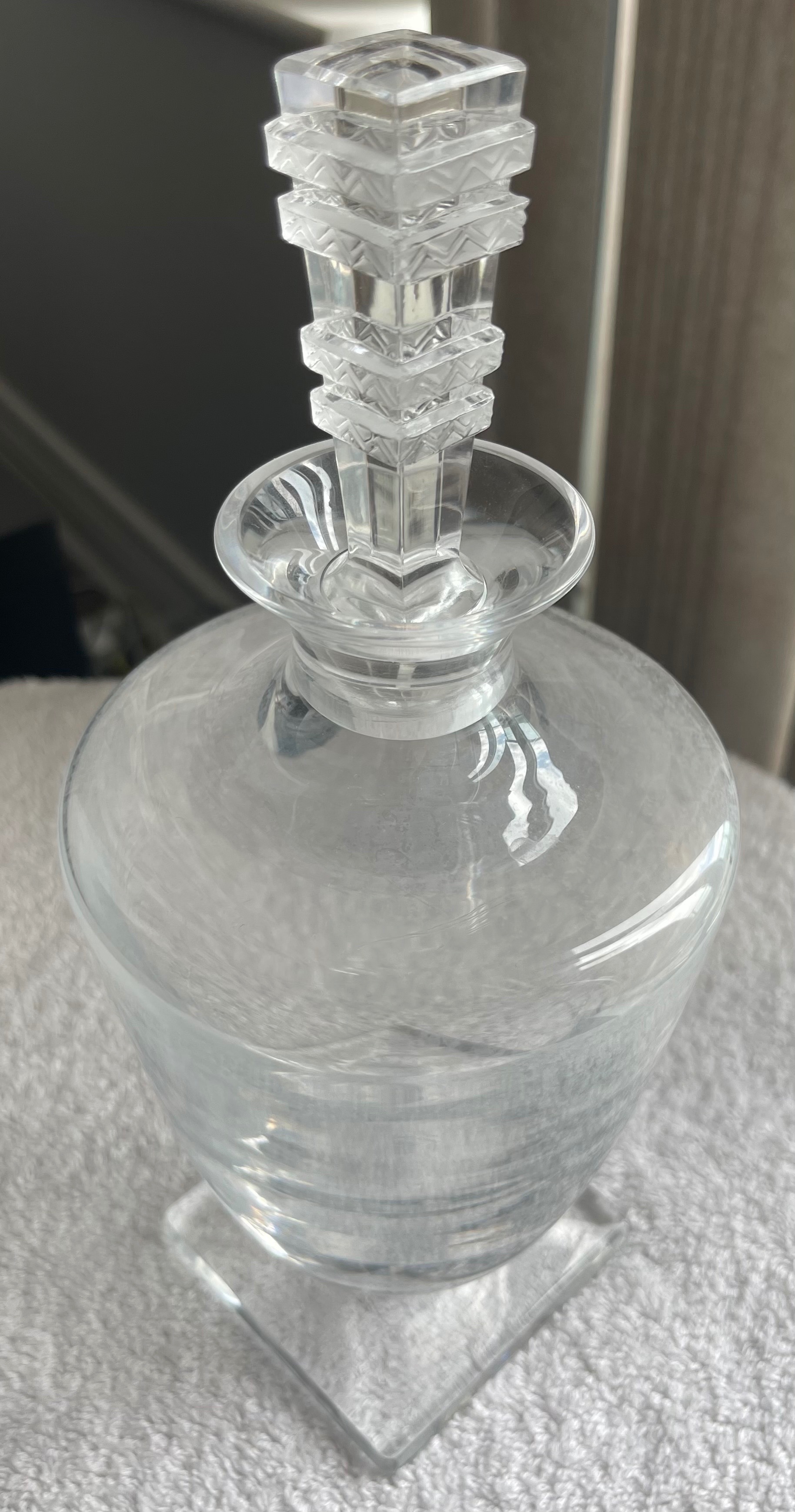 Vintage Lalique France Signed Argos Crystal Decanter - photo 2