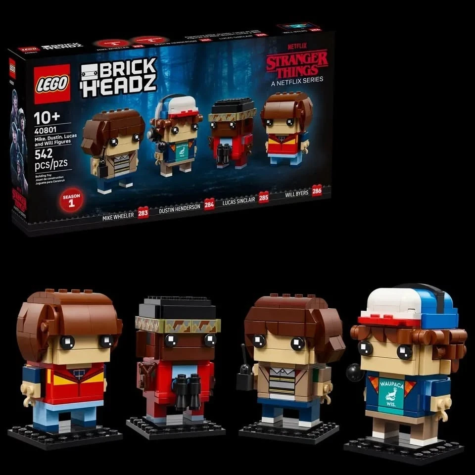 LEGO BrickHeadz 40801 Stranger Things Mike Lucas Dustin Will
