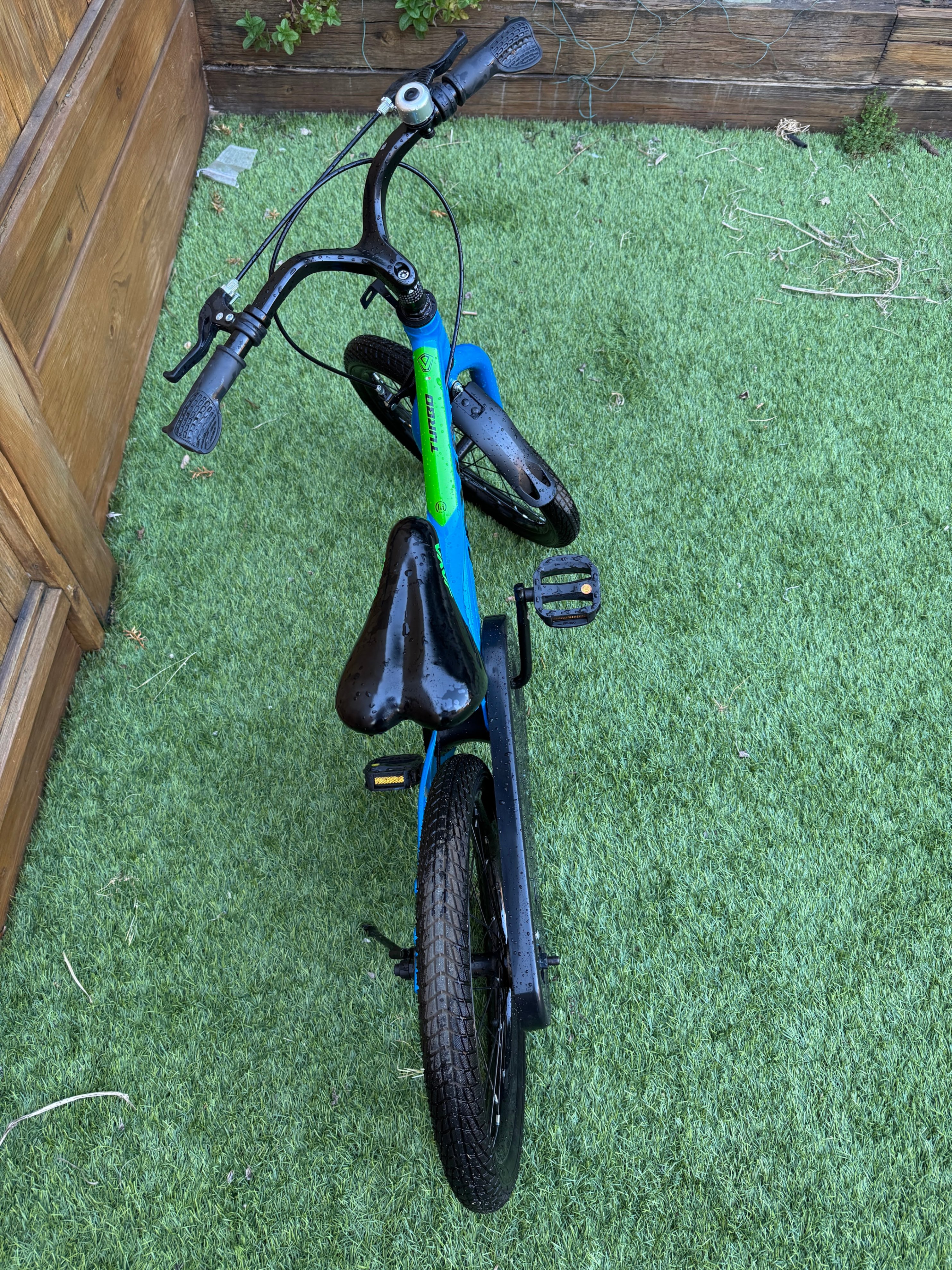 JAVA Turbo 18" Kids Bike Bicycle - Blue - 90% New! - photo 3