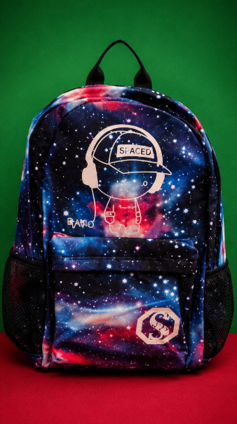 Galaxy Print Backpack