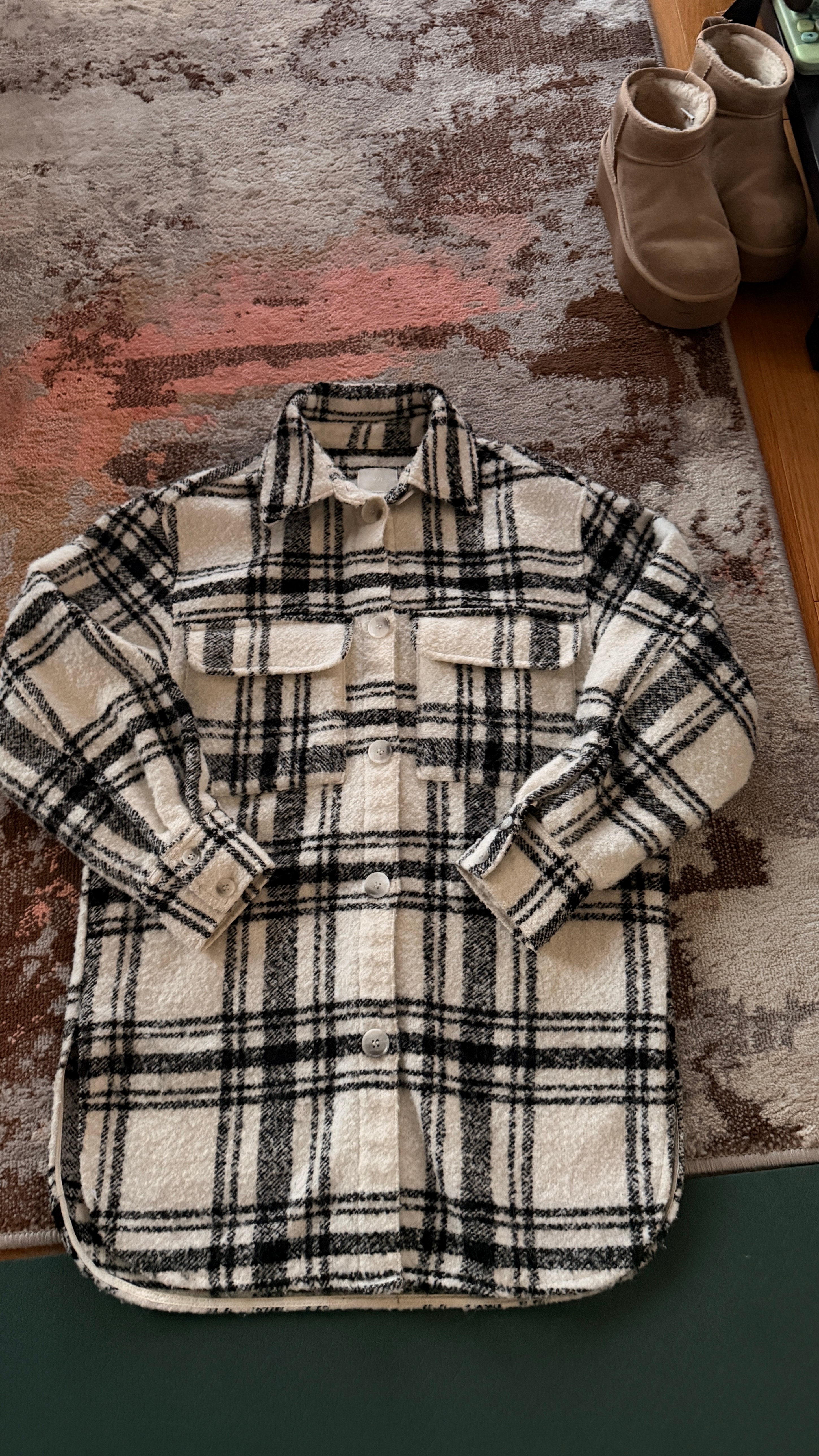 H&M Plaid Shacket