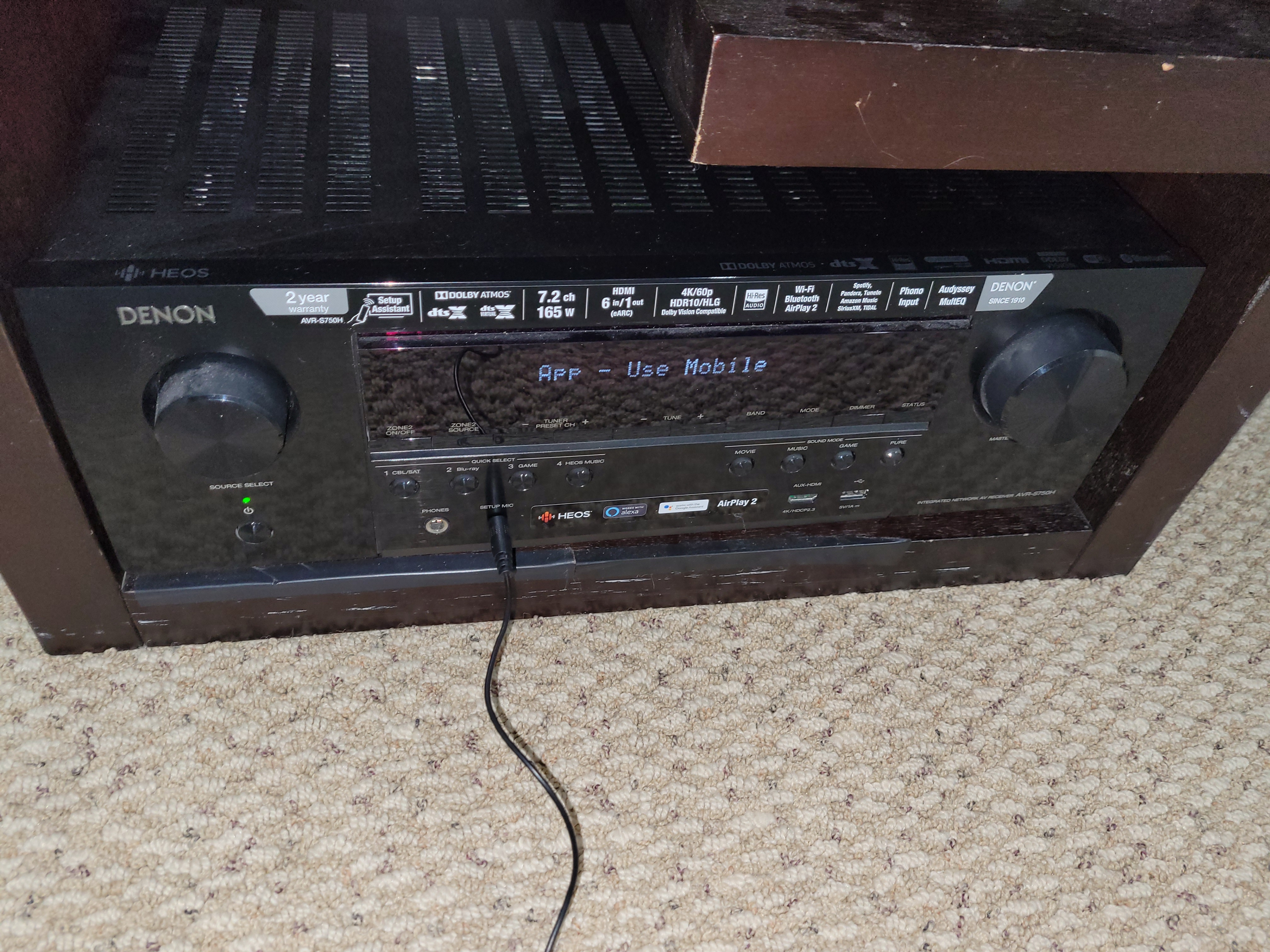 Denon AVR-S750H 7.2 Channel AV-Receiver - AS IS