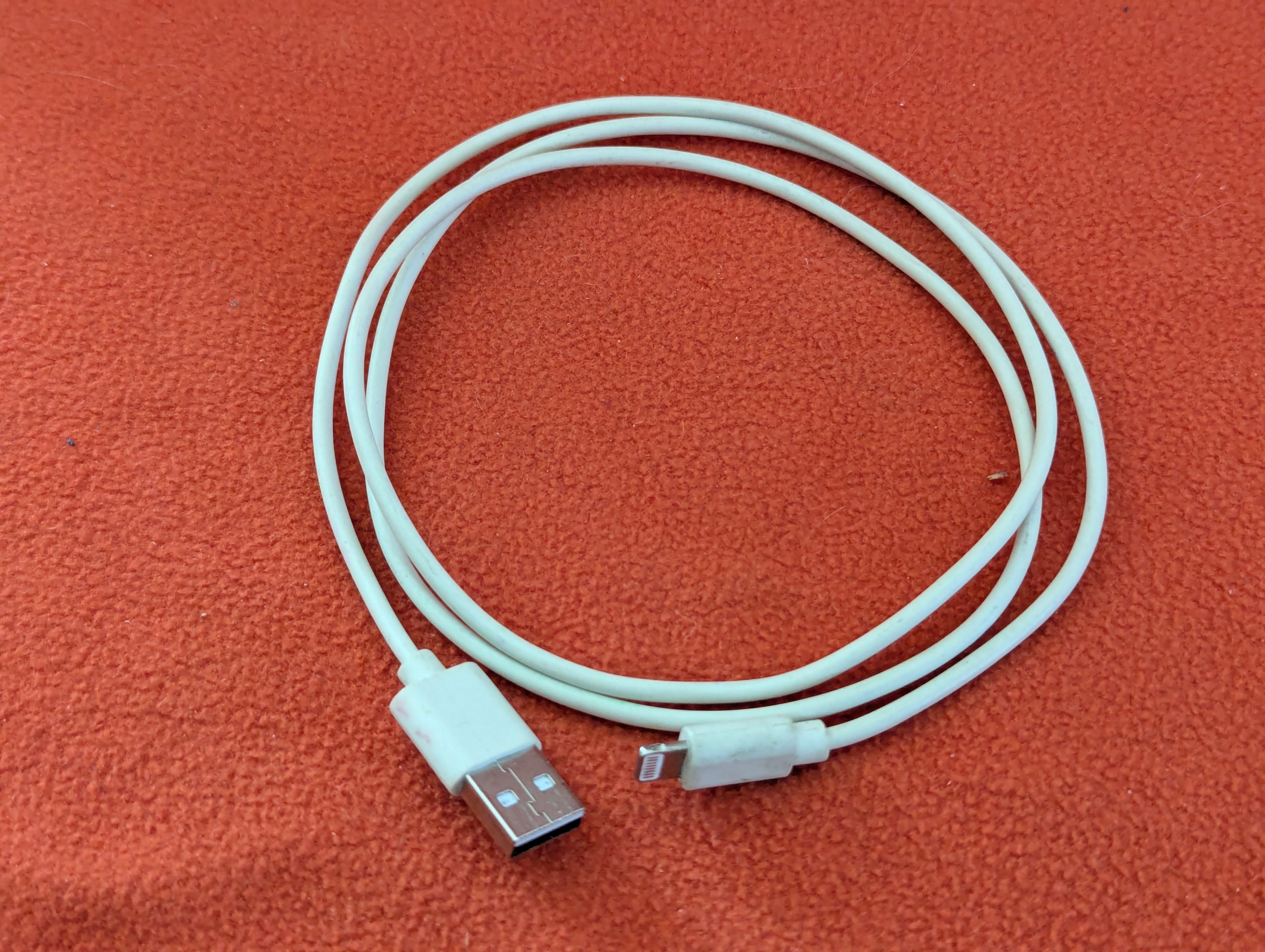 Two 3-foot type A USB to lightning cables - photo 2