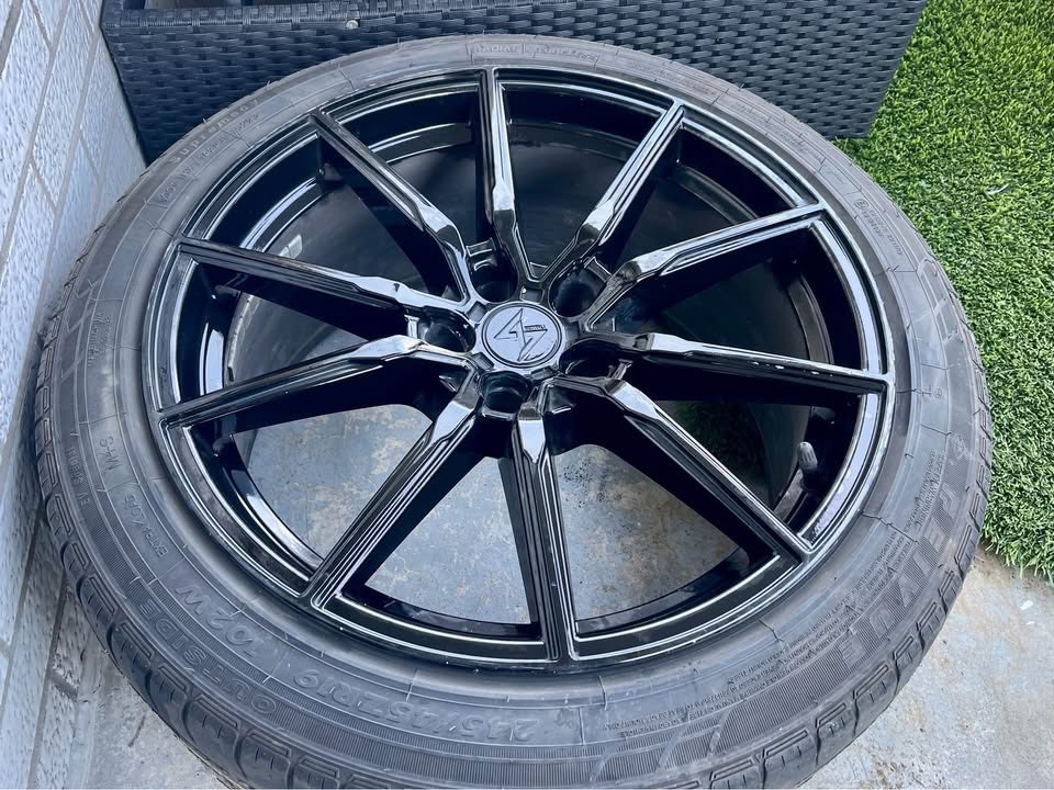 19 inch Sentali S1 Gloss Black 5x120 Mags (Set of 4) RIMS ONLY