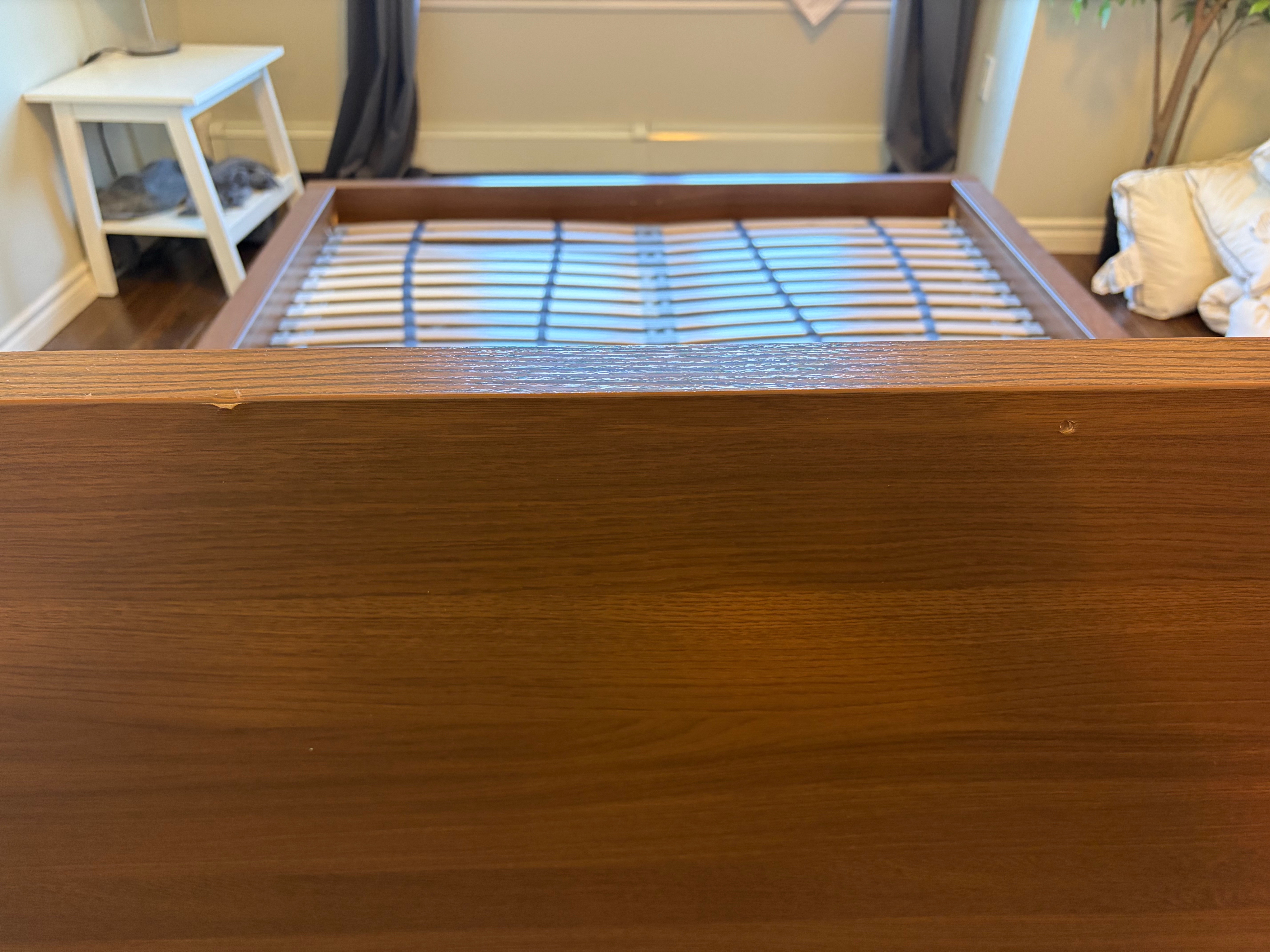 IKEA MALM Queen Bed Frame with LÖNSET Slats - photo 3