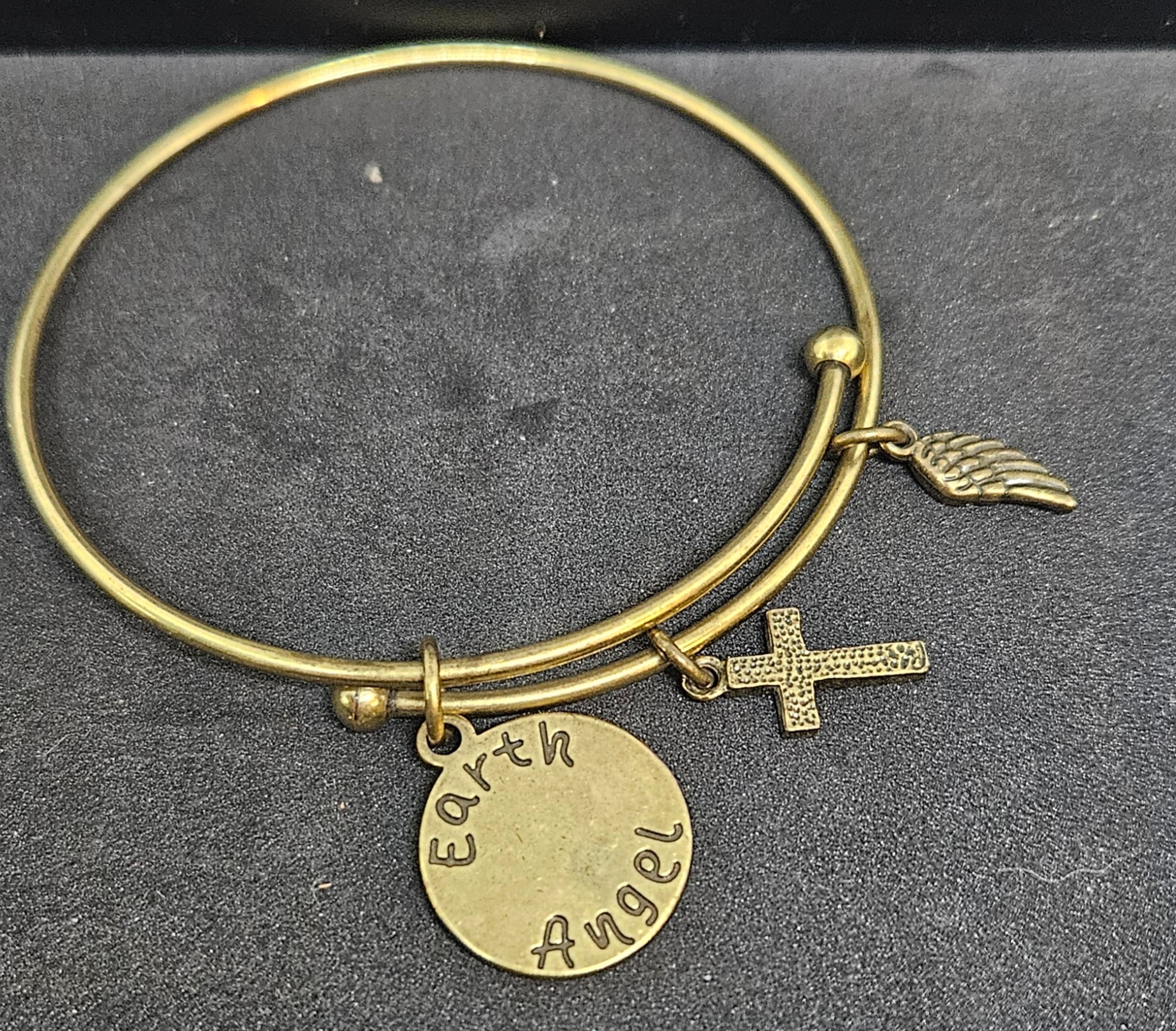 Earth Angel Adjustable Bangle Bracelet - photo 2