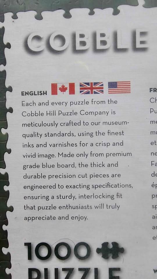 Cobble Hill Wolves of Winter 1000 Piece Puzzle - photo 2