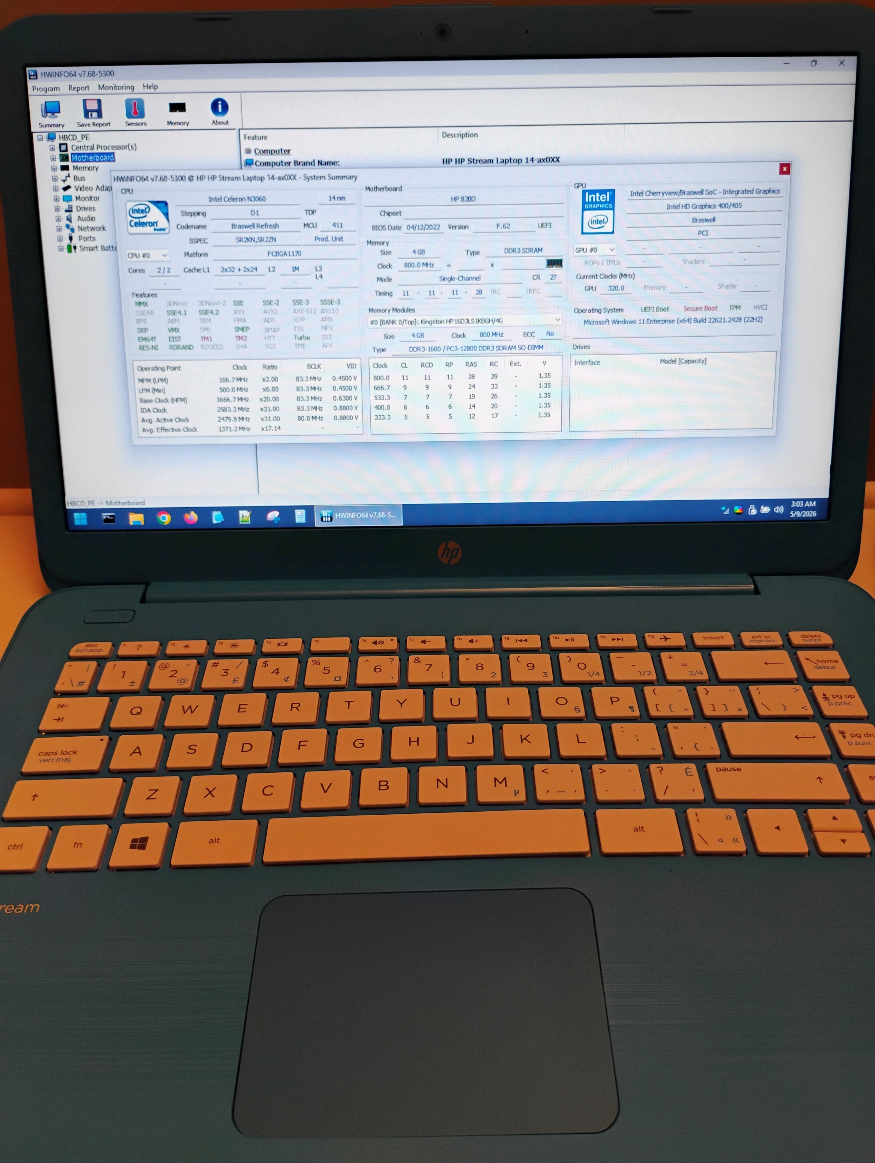 HP Stream 14-ax010ca laptop