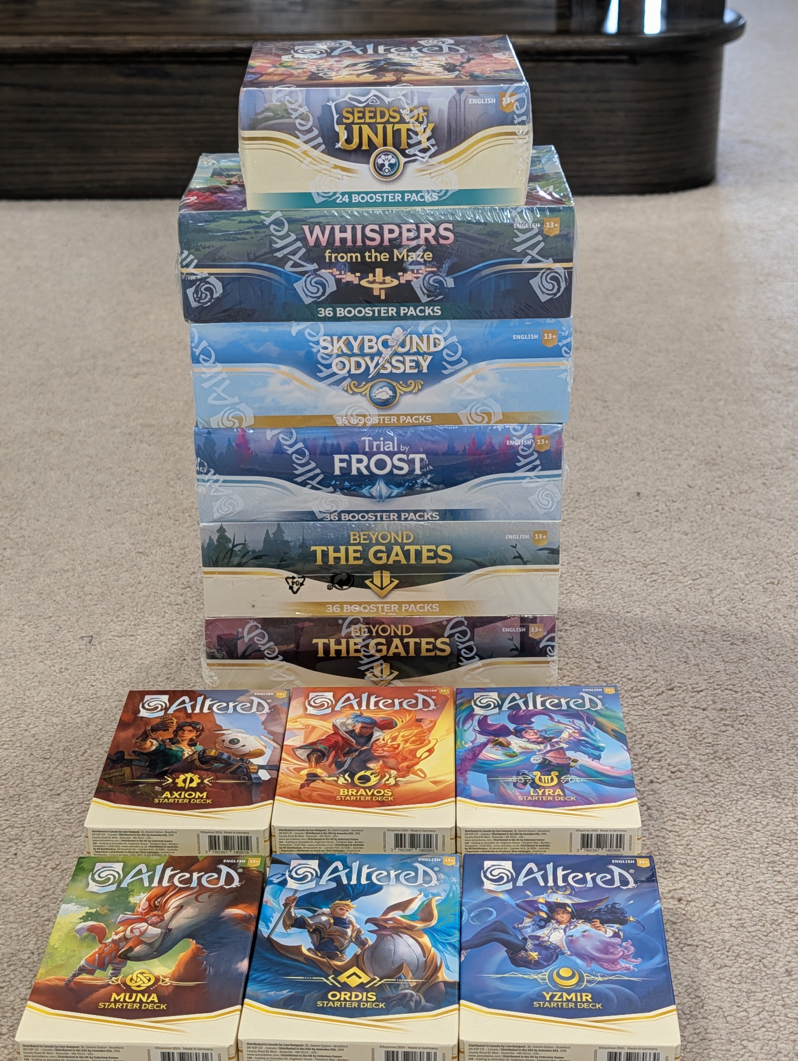 Altered TCG Booster Boxes & Starter Decks COMPLETE Set - photo 3