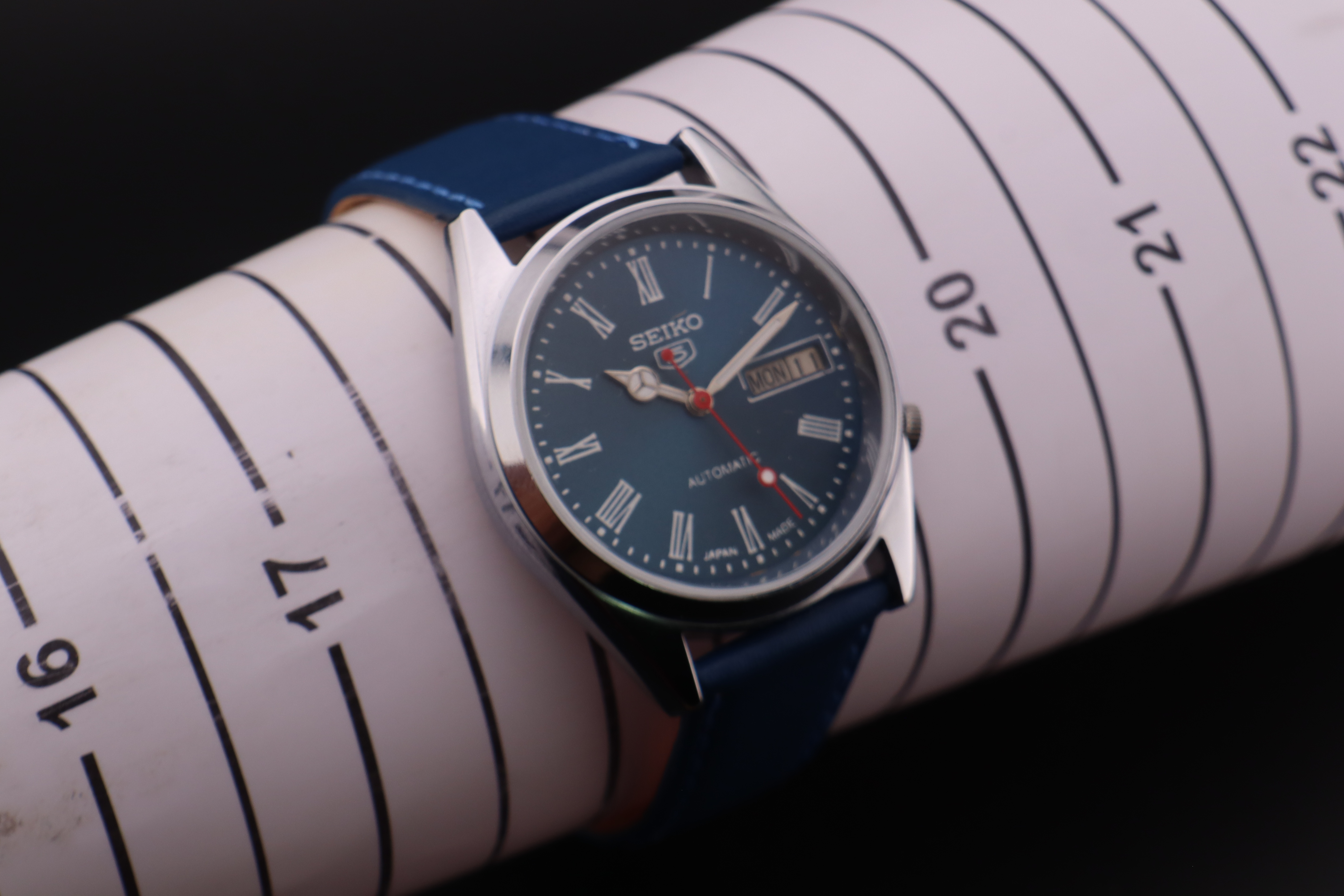 Vintage Seiko 5 Automatic 6309A Men's  Watch D&D- Japan Made - photo 4
