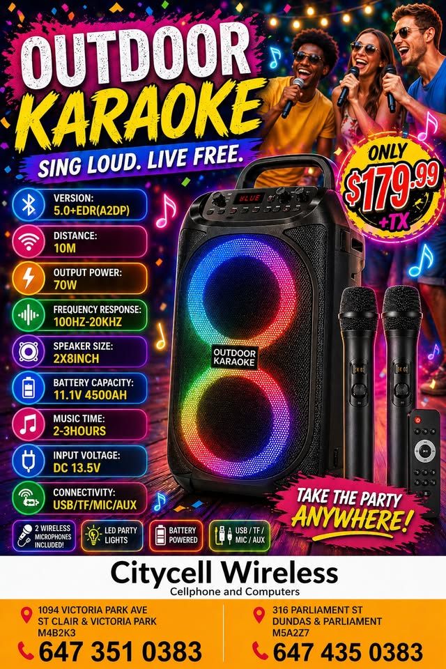 OUTDOOR KARAOKE