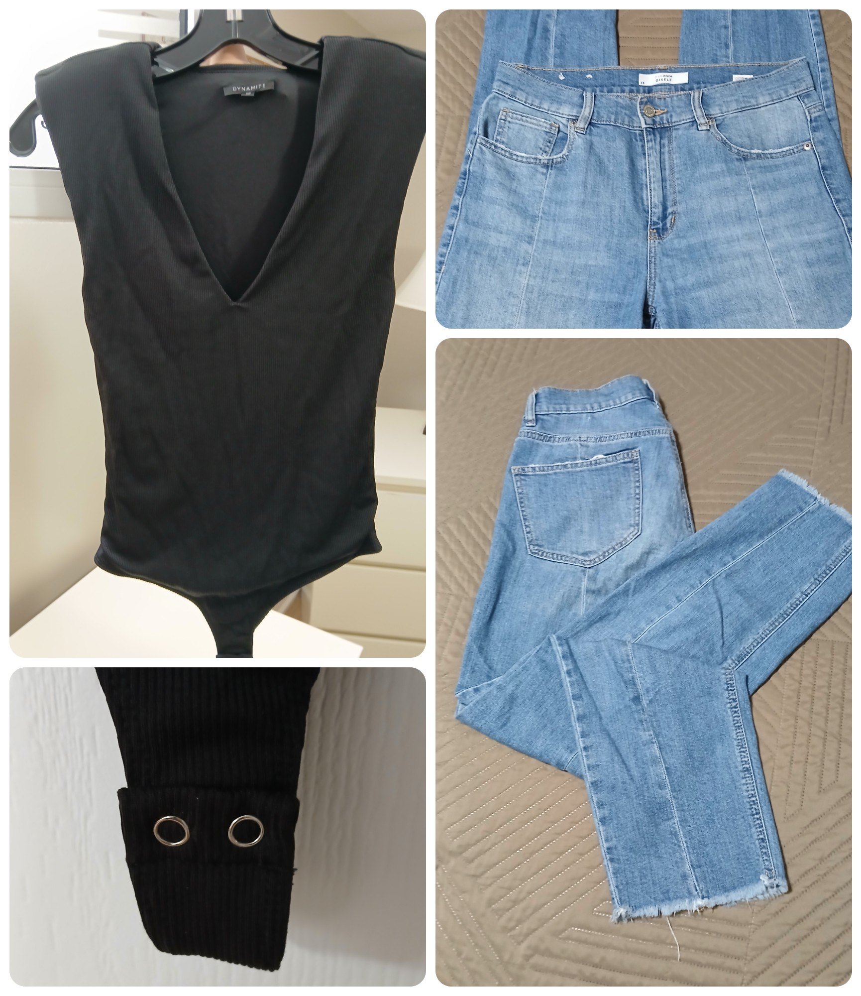 Dynamite Bodysuit With Jeans ,Nice Set