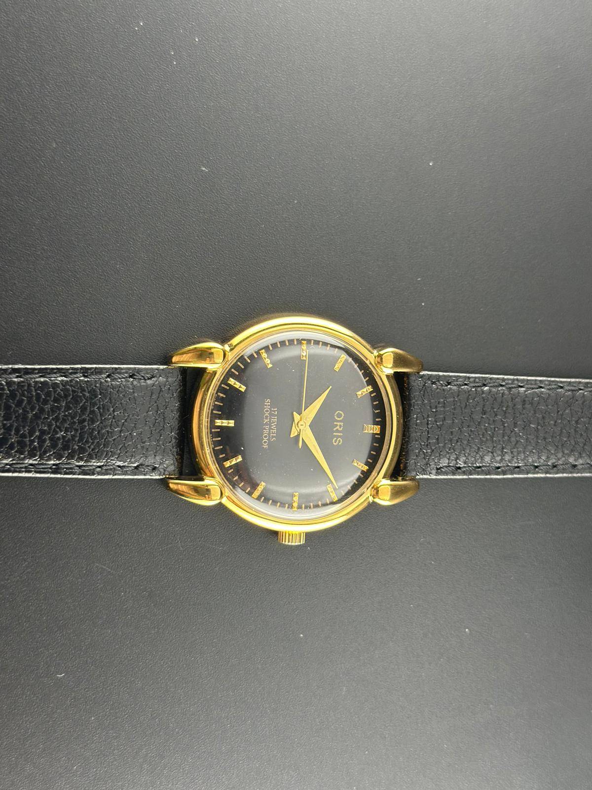 Vintage Oris Swiss ST-96 Hand Wind Mechanical Men's Watch - photo 4