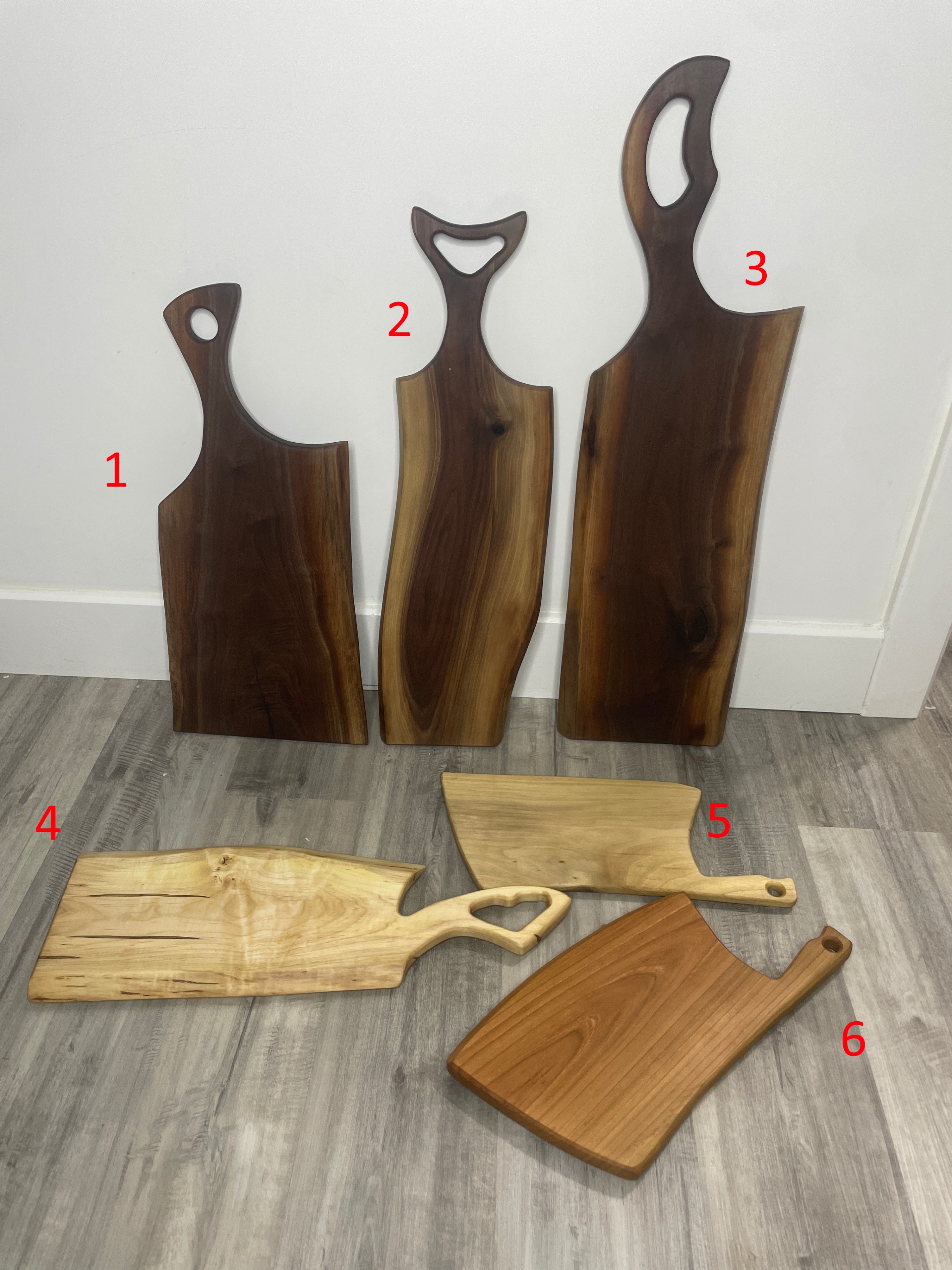 Live Edge Charcuterie Boards - Batch #1