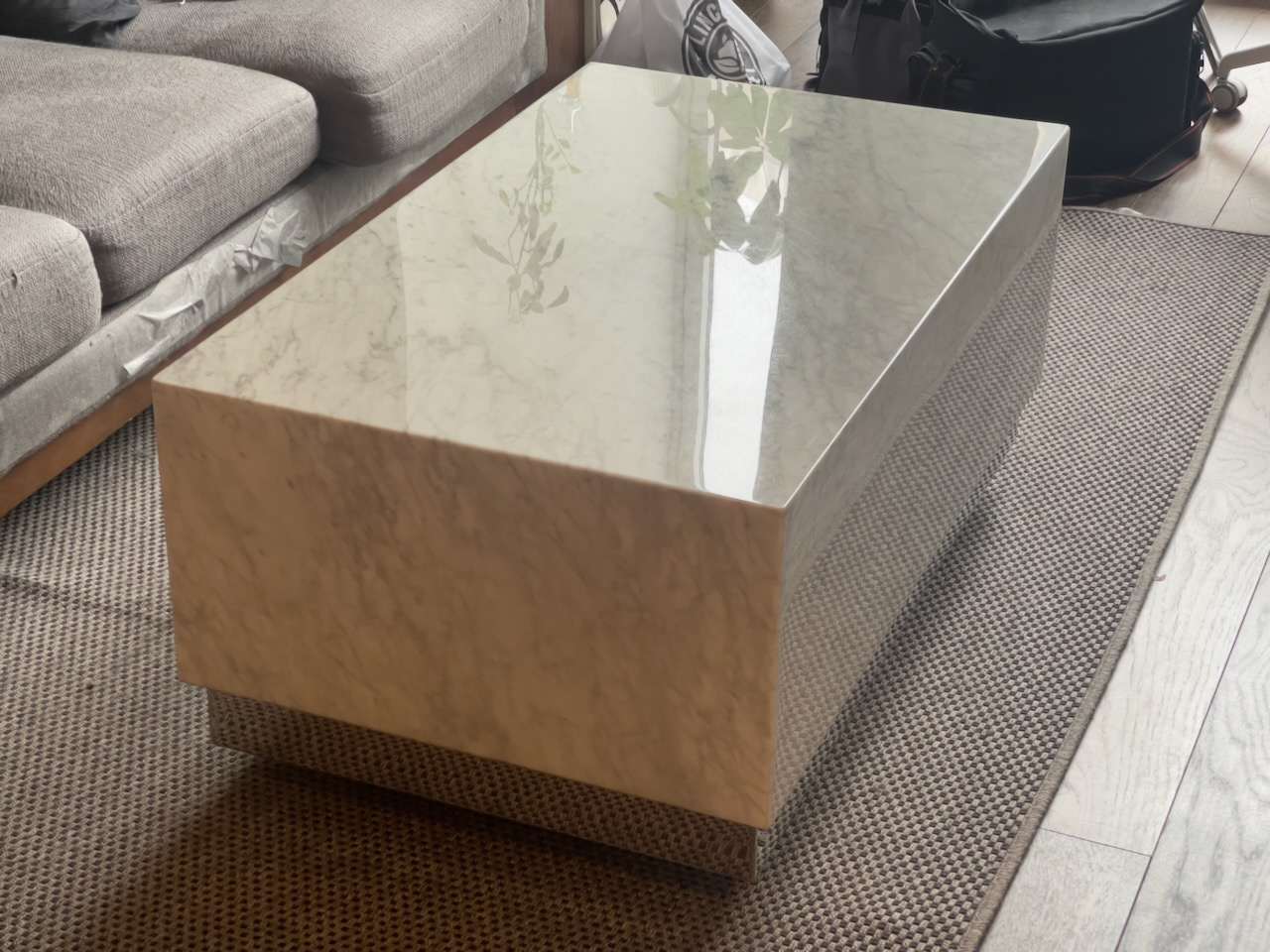 Monolith Coffee Table FRANCE & SON / Kubik - Carrera Marble