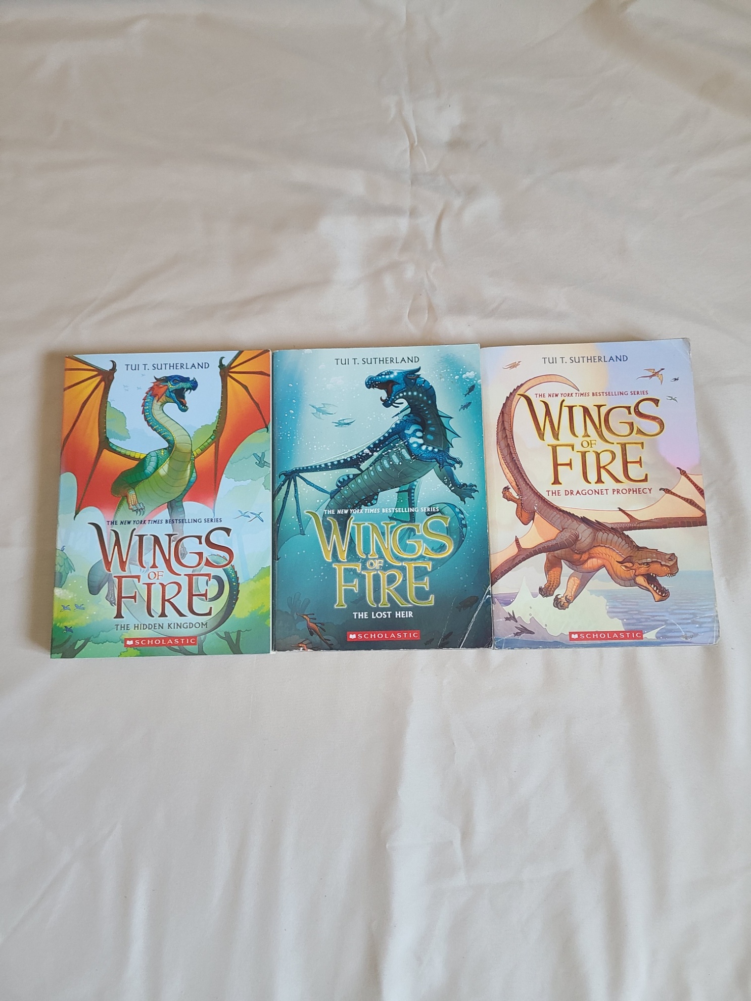 Wings of Fire books 1-3