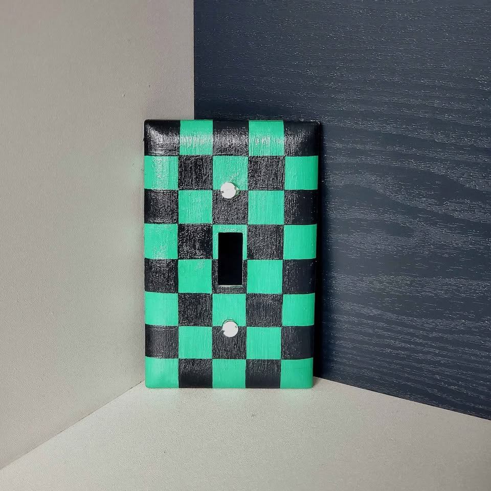 Demon Slayer Tanjiro-Themed Light Switch Plate