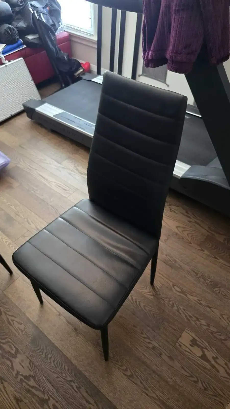 Dinning Table (Glass Top) + 4 Chairs - photo 4