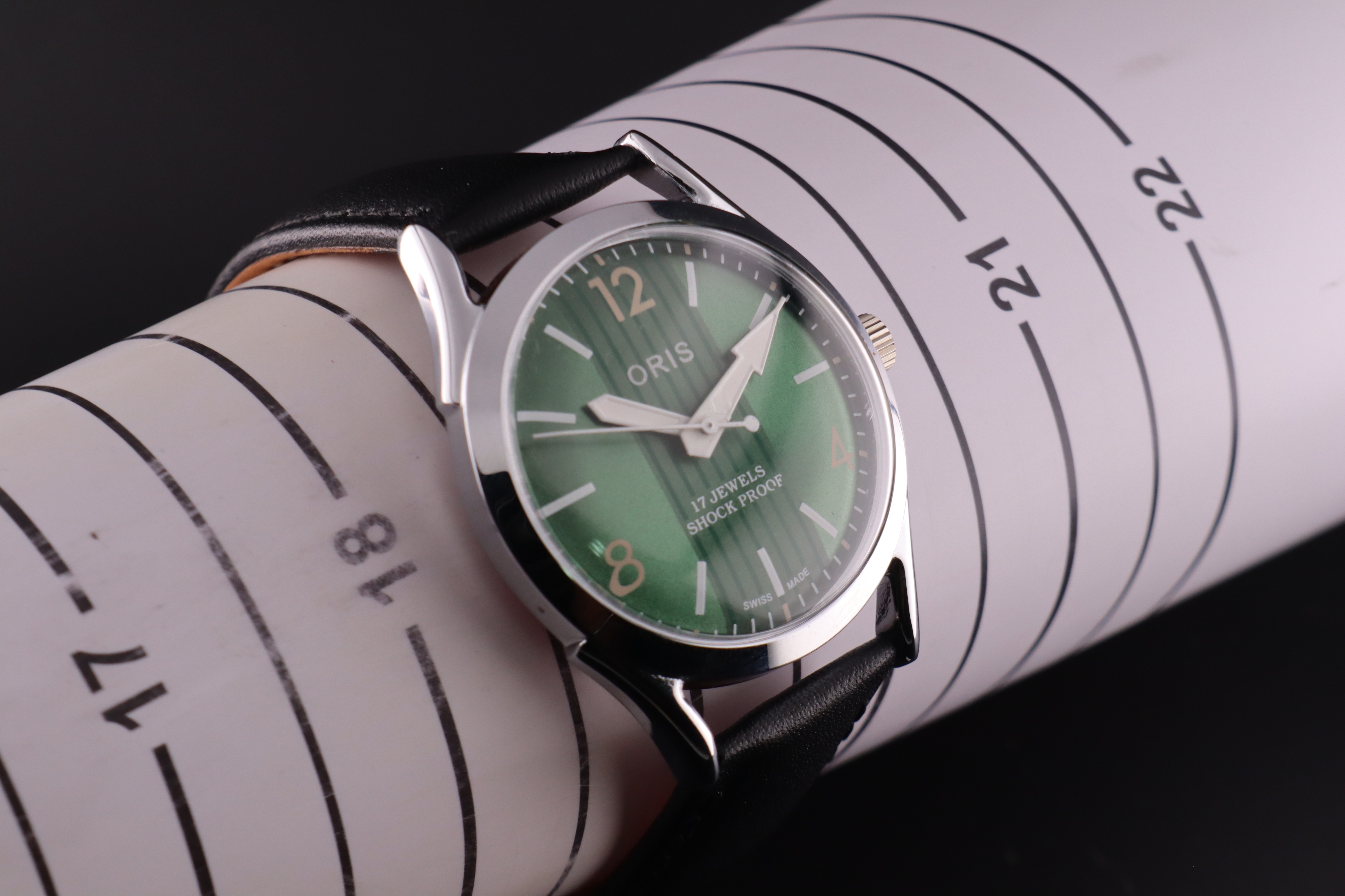 Vintage Oris Swiss ST-96 Hand Wind Mechanical Men's Watch - photo 5
