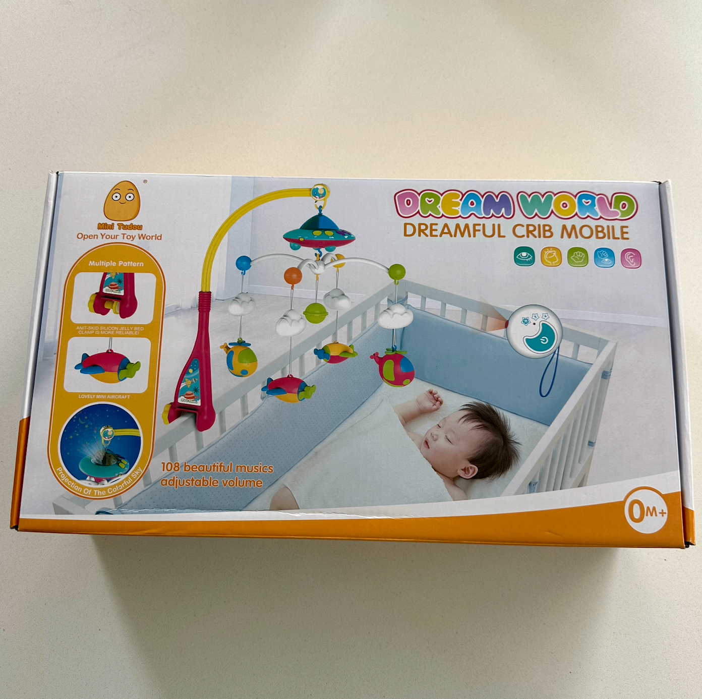 Musical Crib Mobile with Hanging Rotating Plane Toys - photo 2