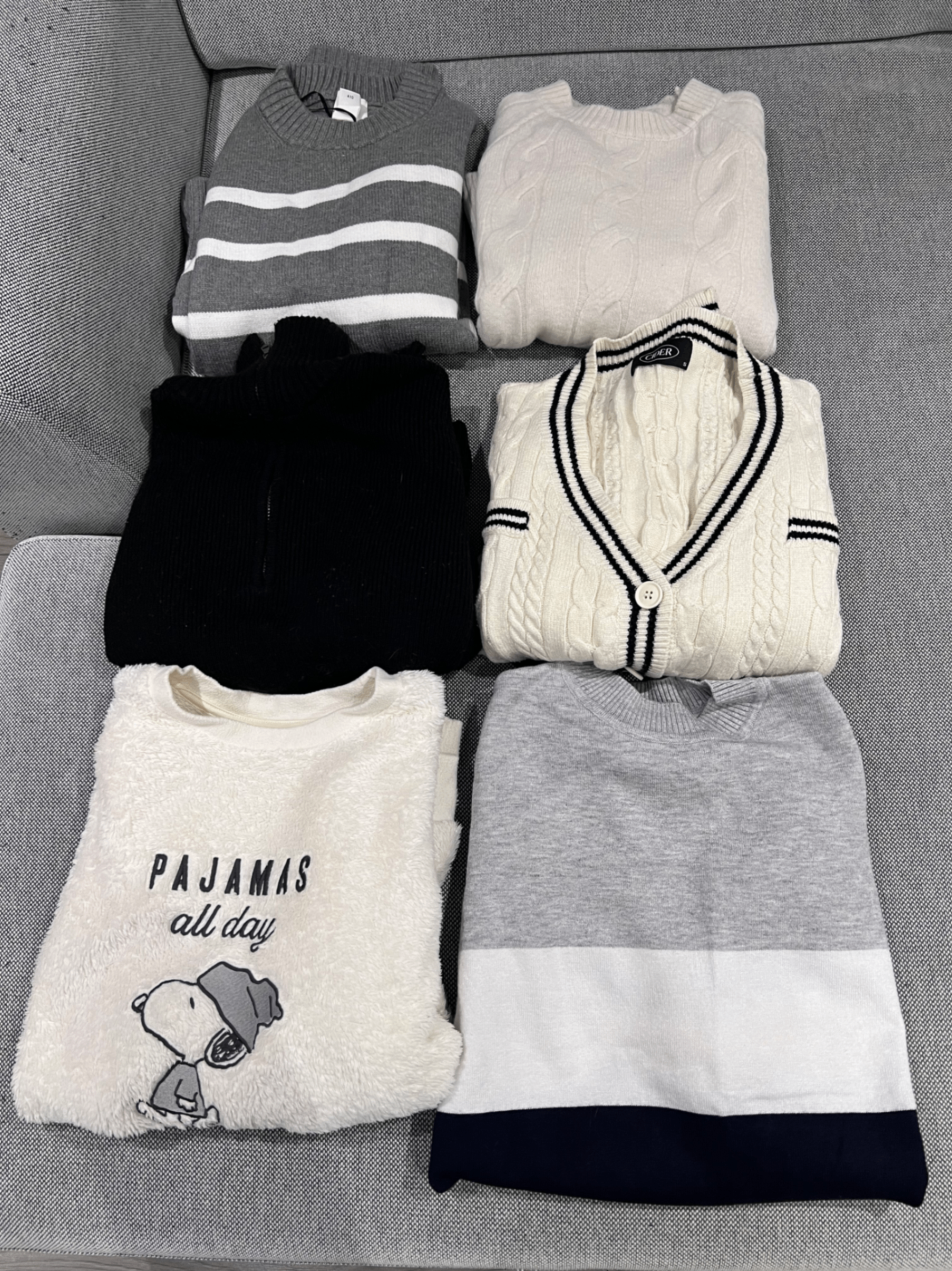 6 women fall/winter clothings