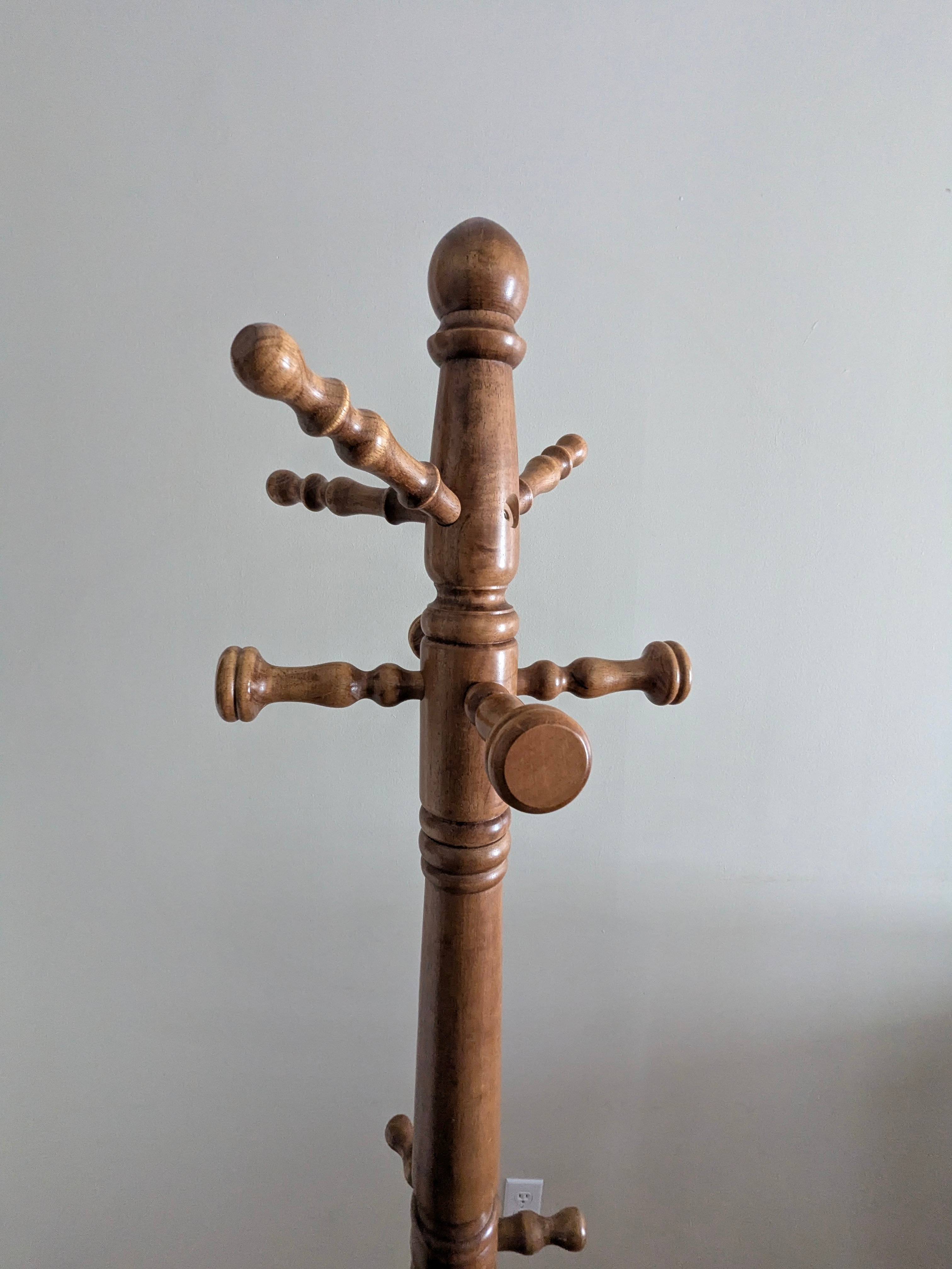 Wooden coat rack | hall tree | coat stand (check pictures) - photo 4