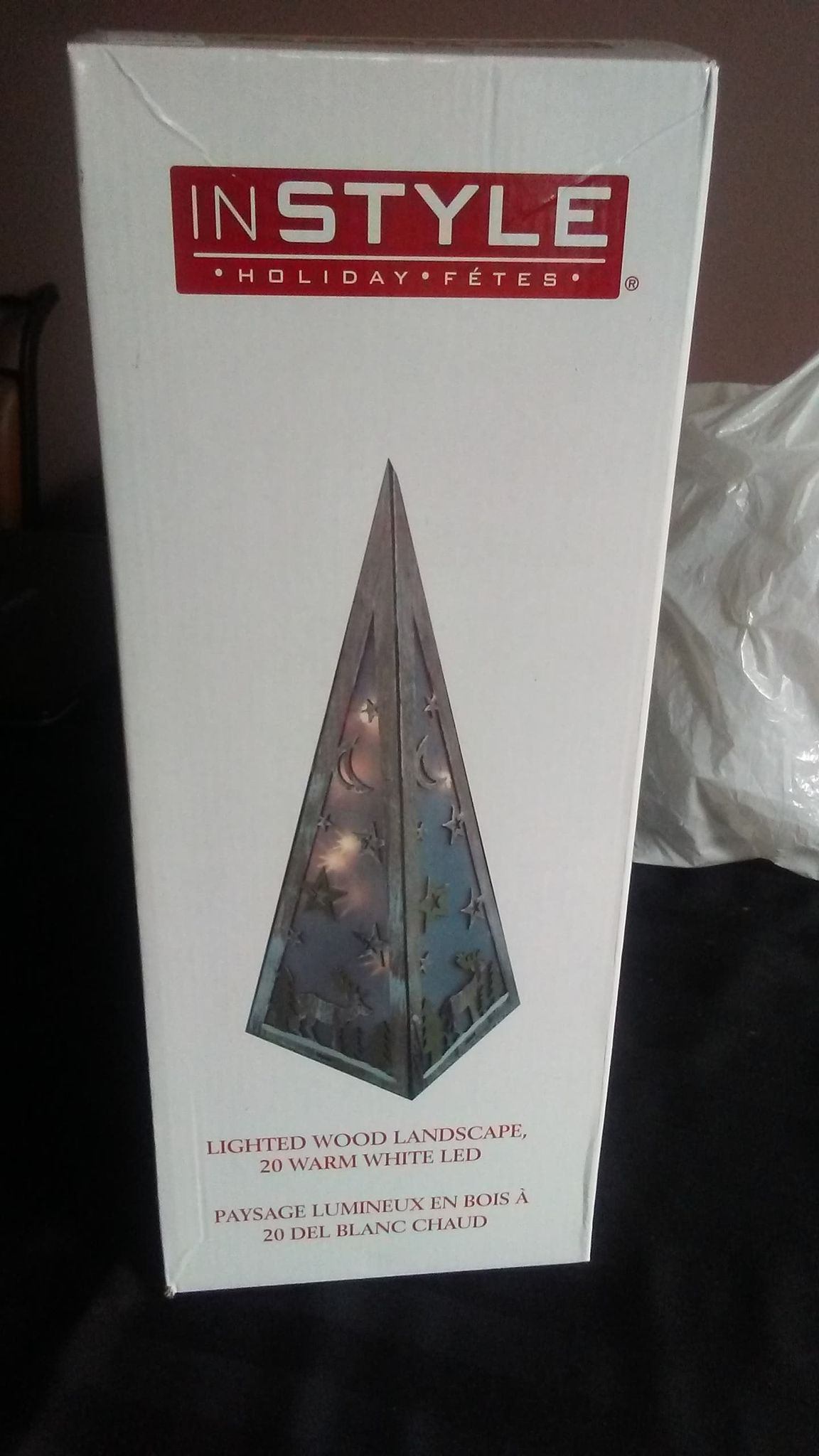 Lighted LED Wood Landscape (New) - 17 1/2 Inches - photo 2