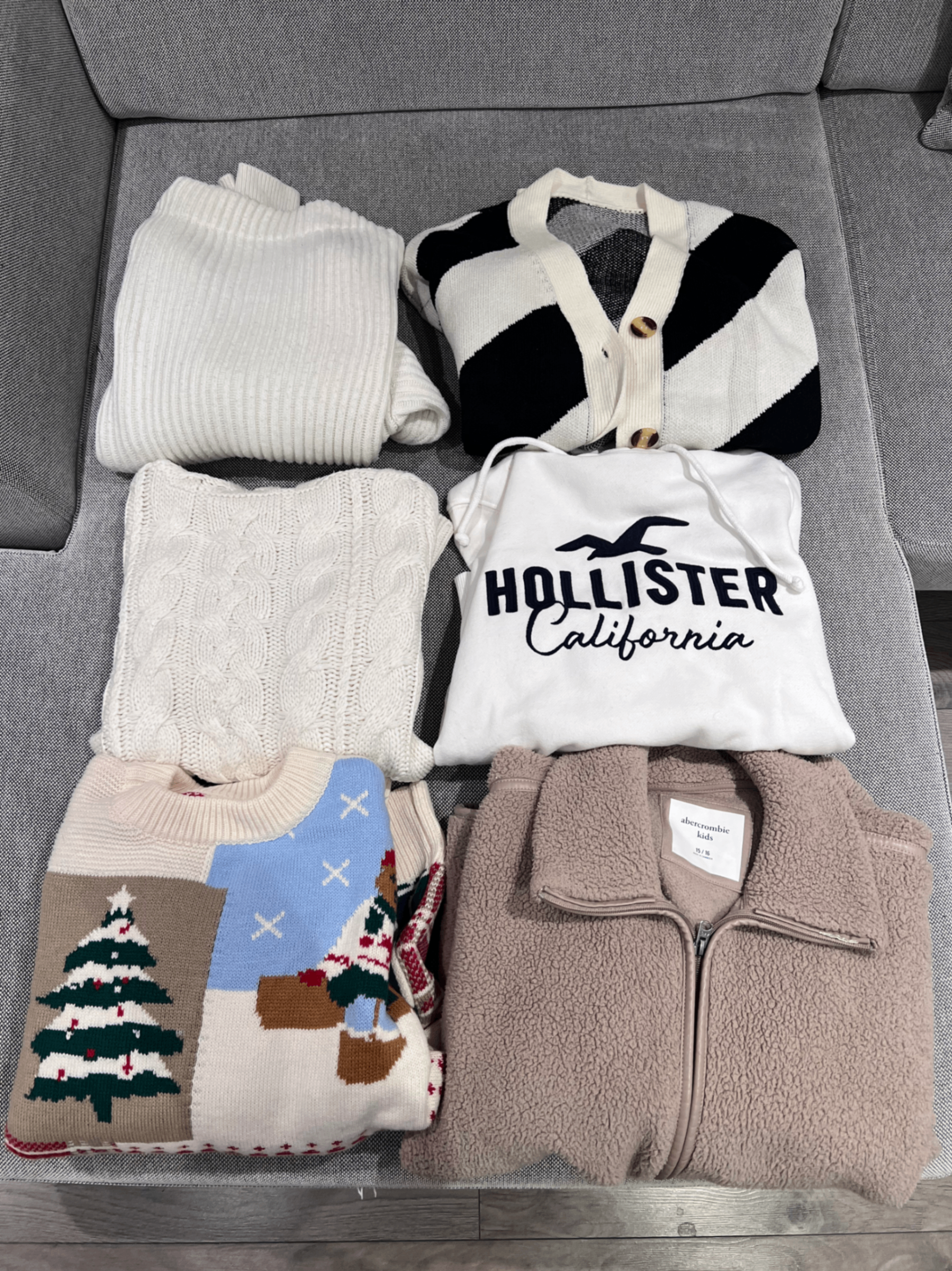 6 women fall/winter clothings