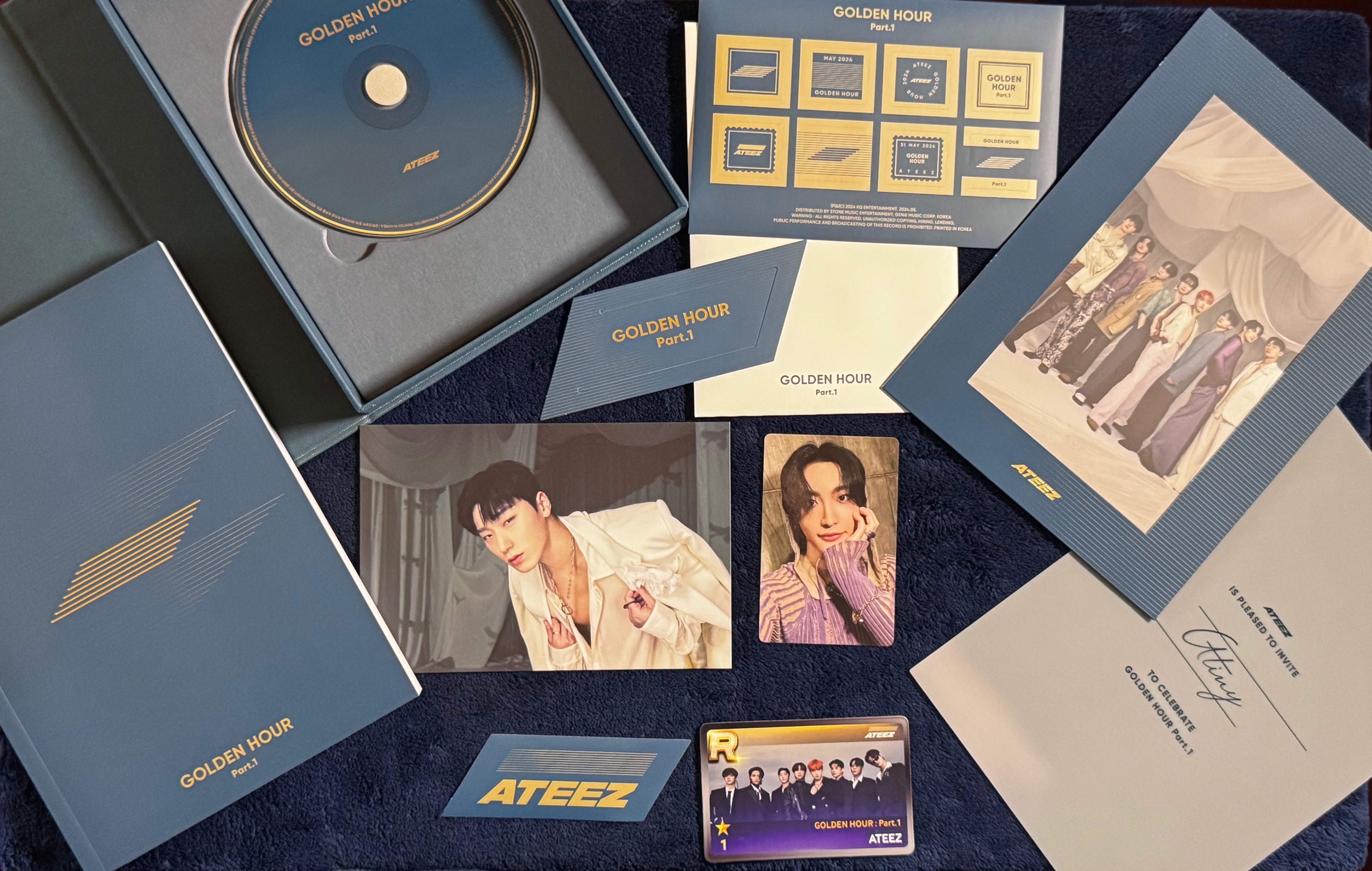 ATEEZ "Golden Hour : Part.1" photobook albums, various versions - photo 2