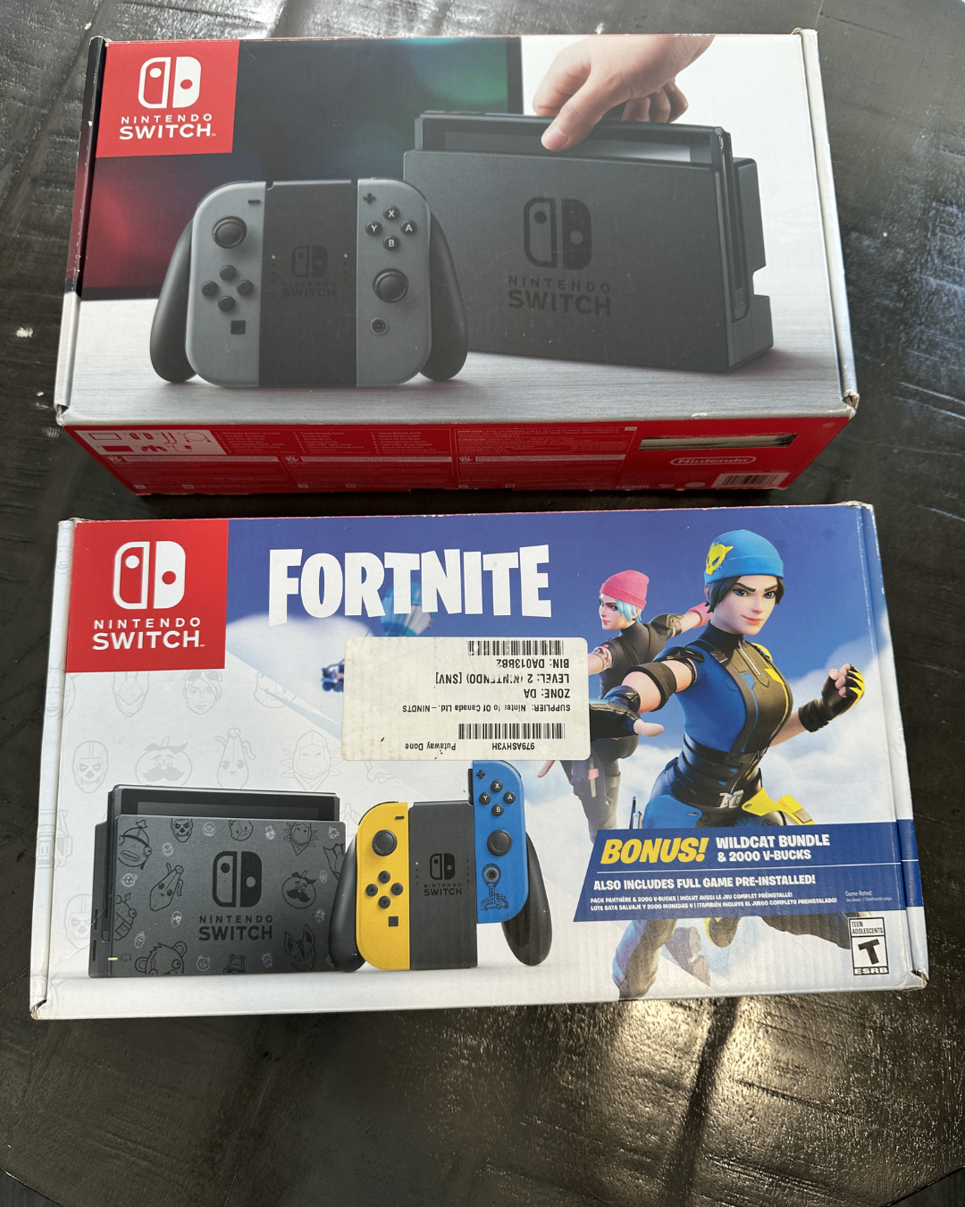🎮 Fortnite Switch + Nintendo Switch + 3 Games Bundle
