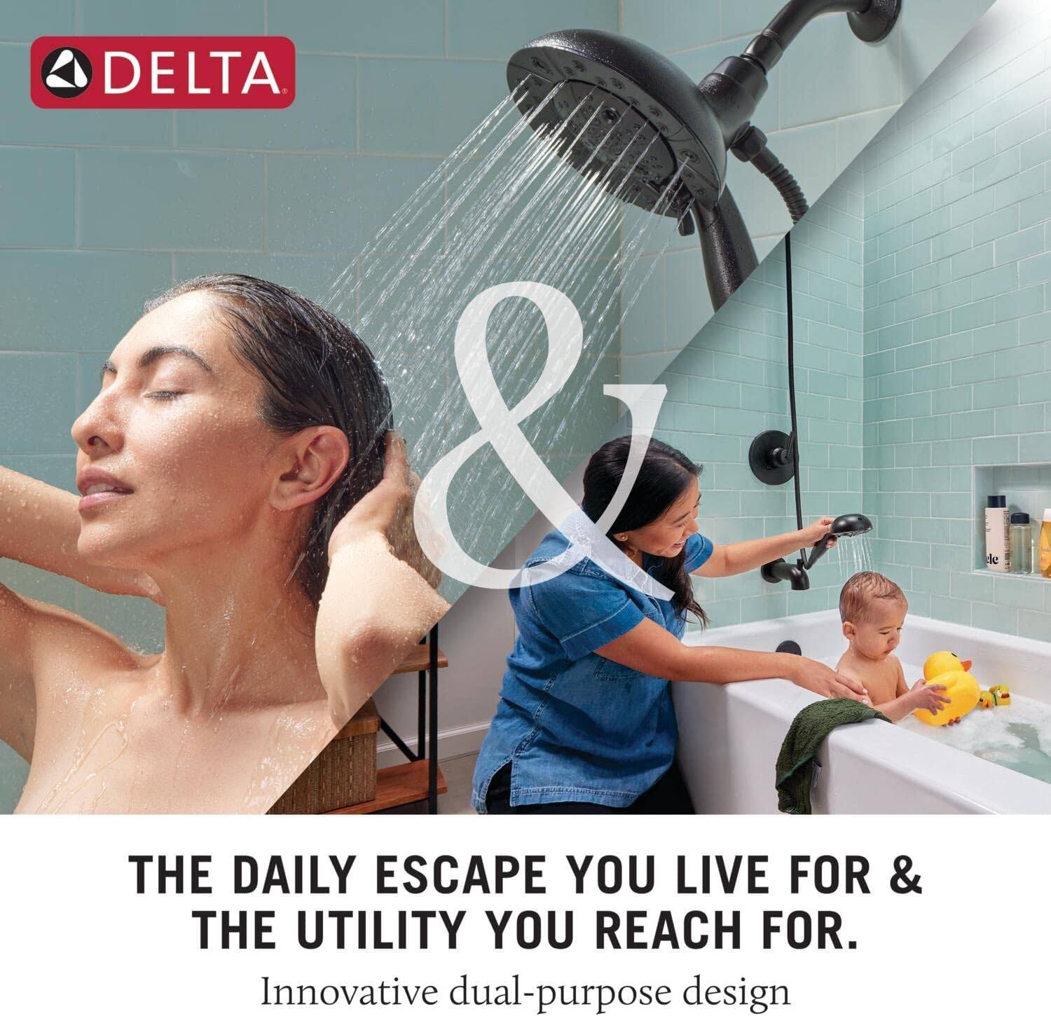 Delta Faucet 4-Spray In2ition Dual Shower Head with Handheld - photo 4